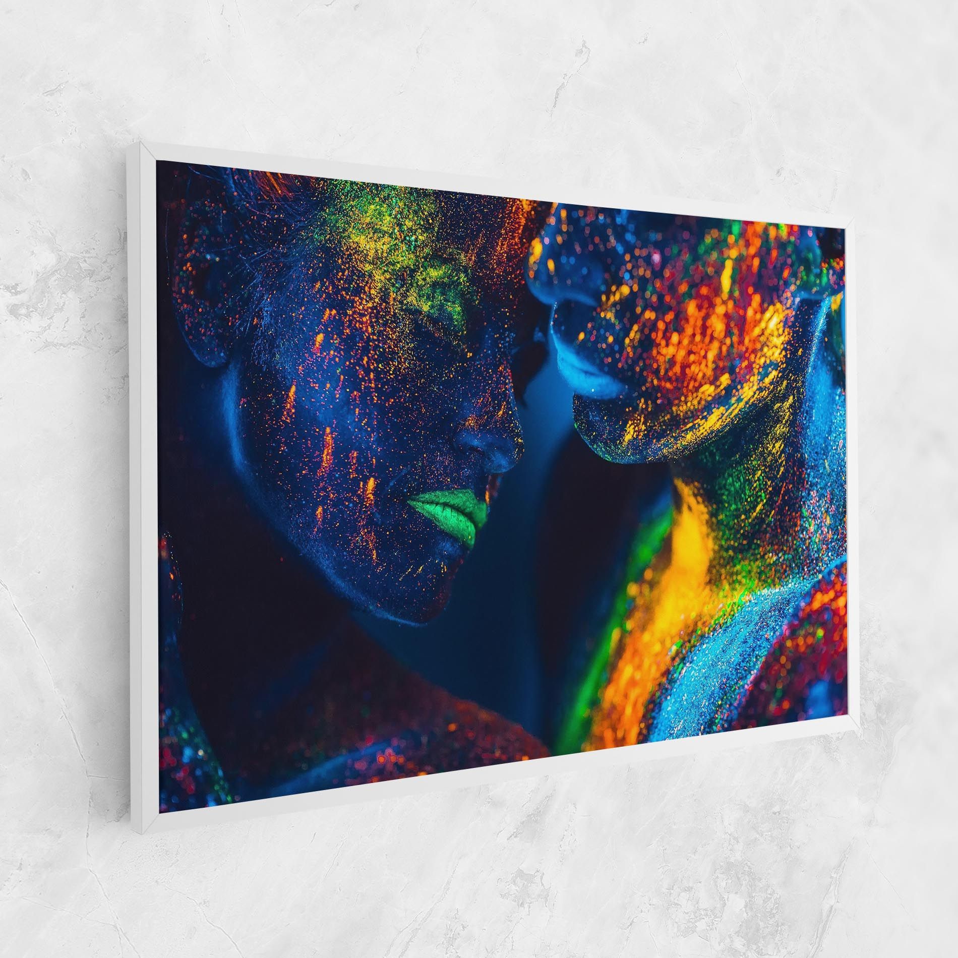 Fluorescent Green Lips mockup 1