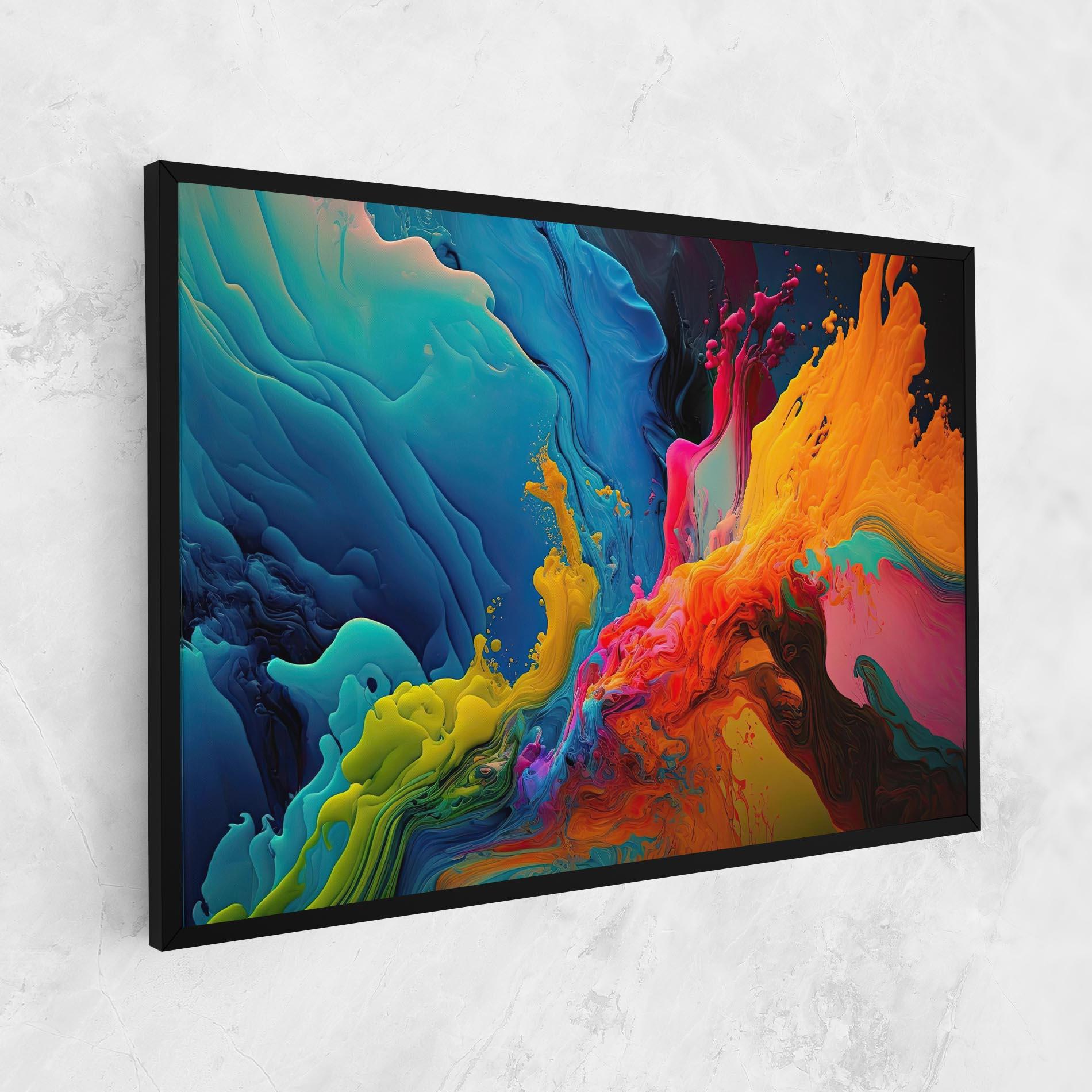 Leinwandbild Color Floating mockup 1