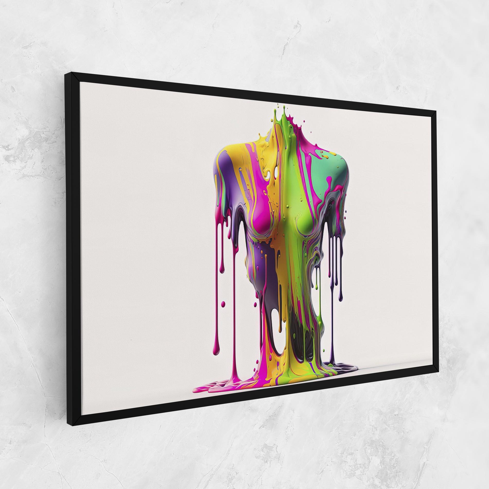 Leinwandbild Colorful Body mockup 1