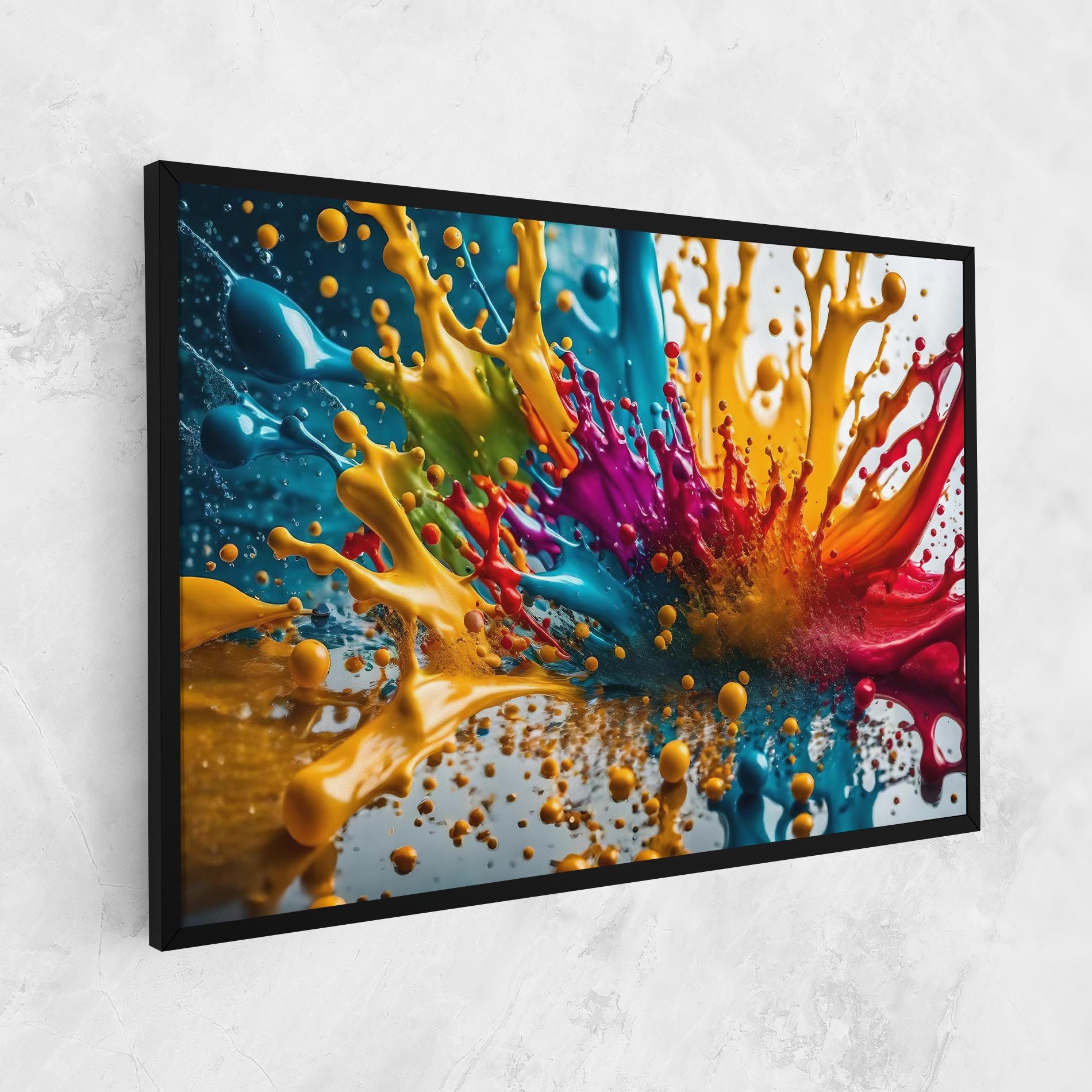 Colorful Water Splash mockup 1