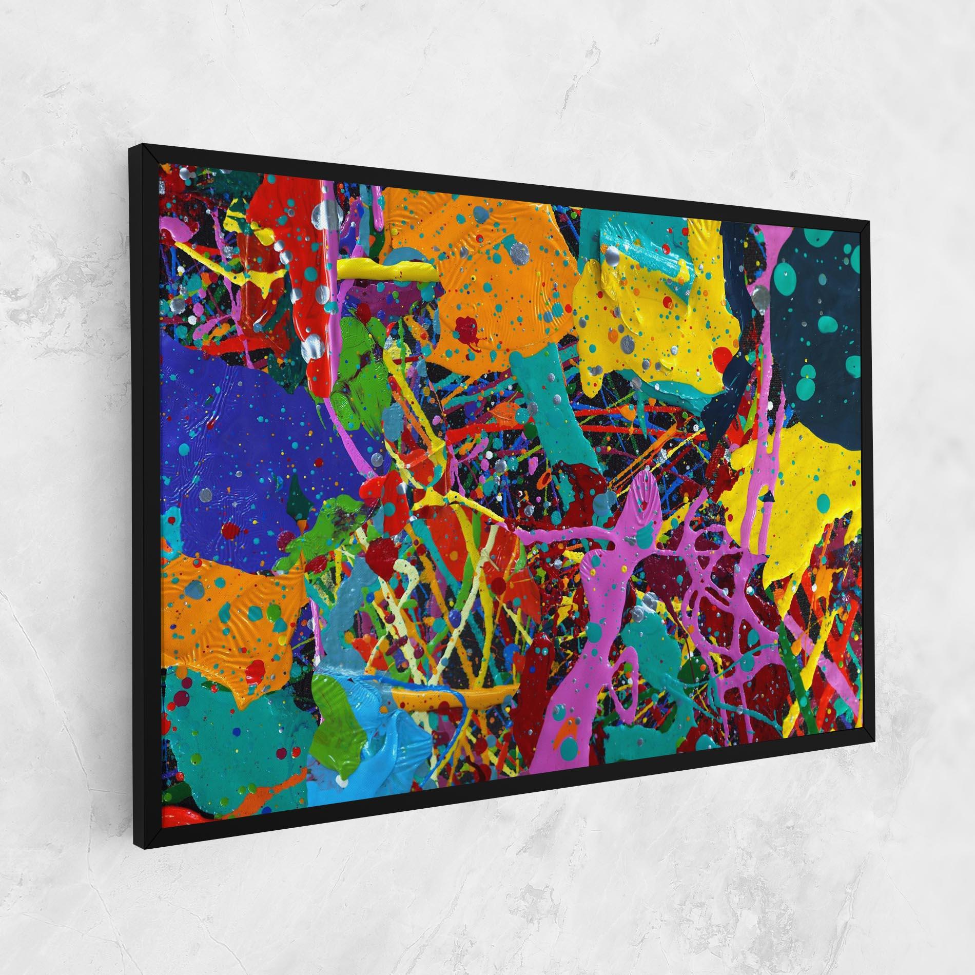 Leinwandbild Dark Panorama mockup 1