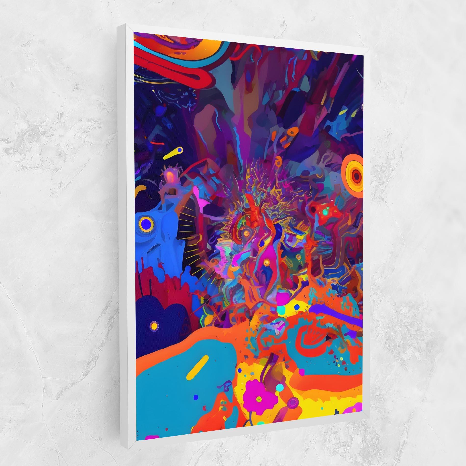 Leinwandbild Abstract Color Work mockup 1