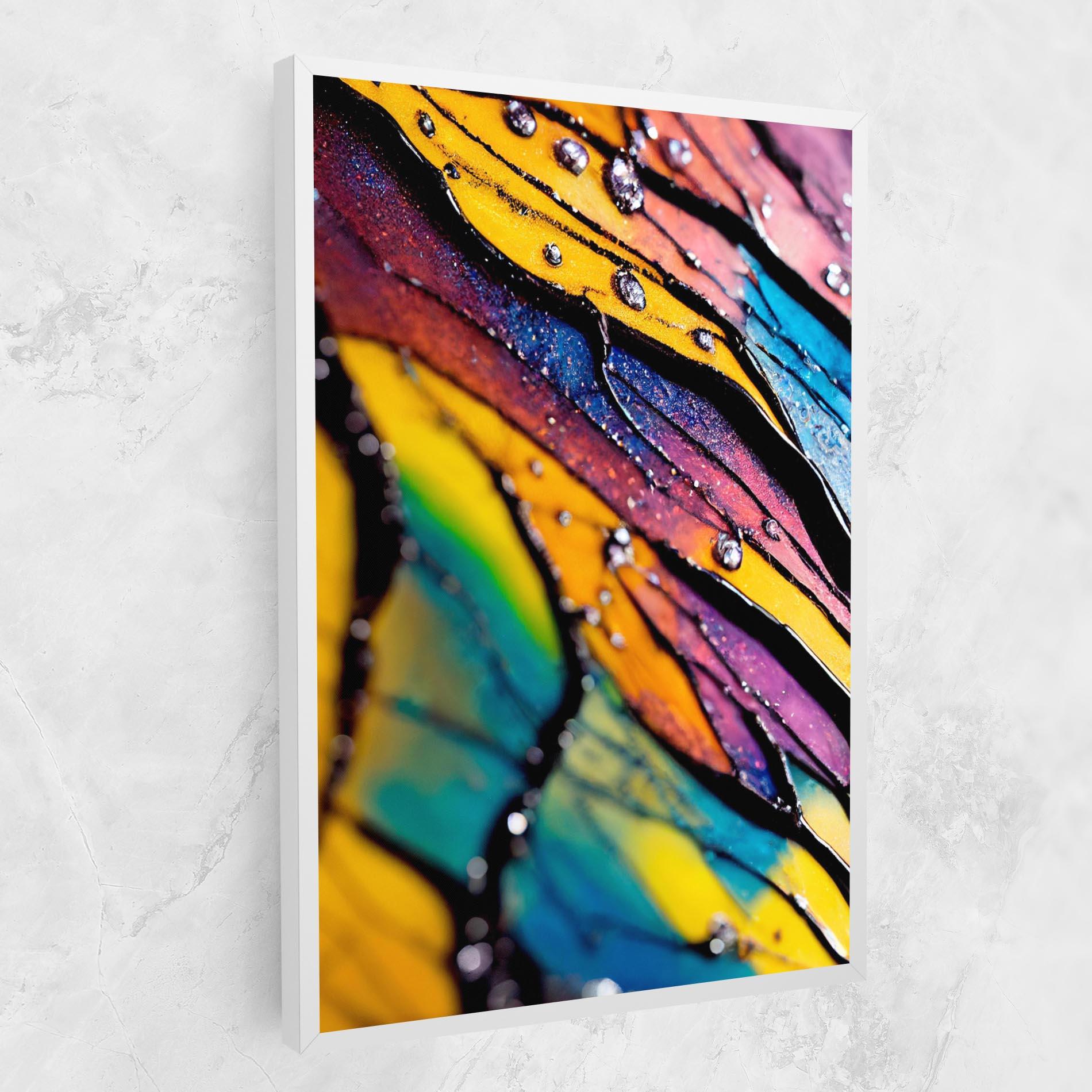 Leinwandbild Beautiful Colorful Epoxy mockup 1
