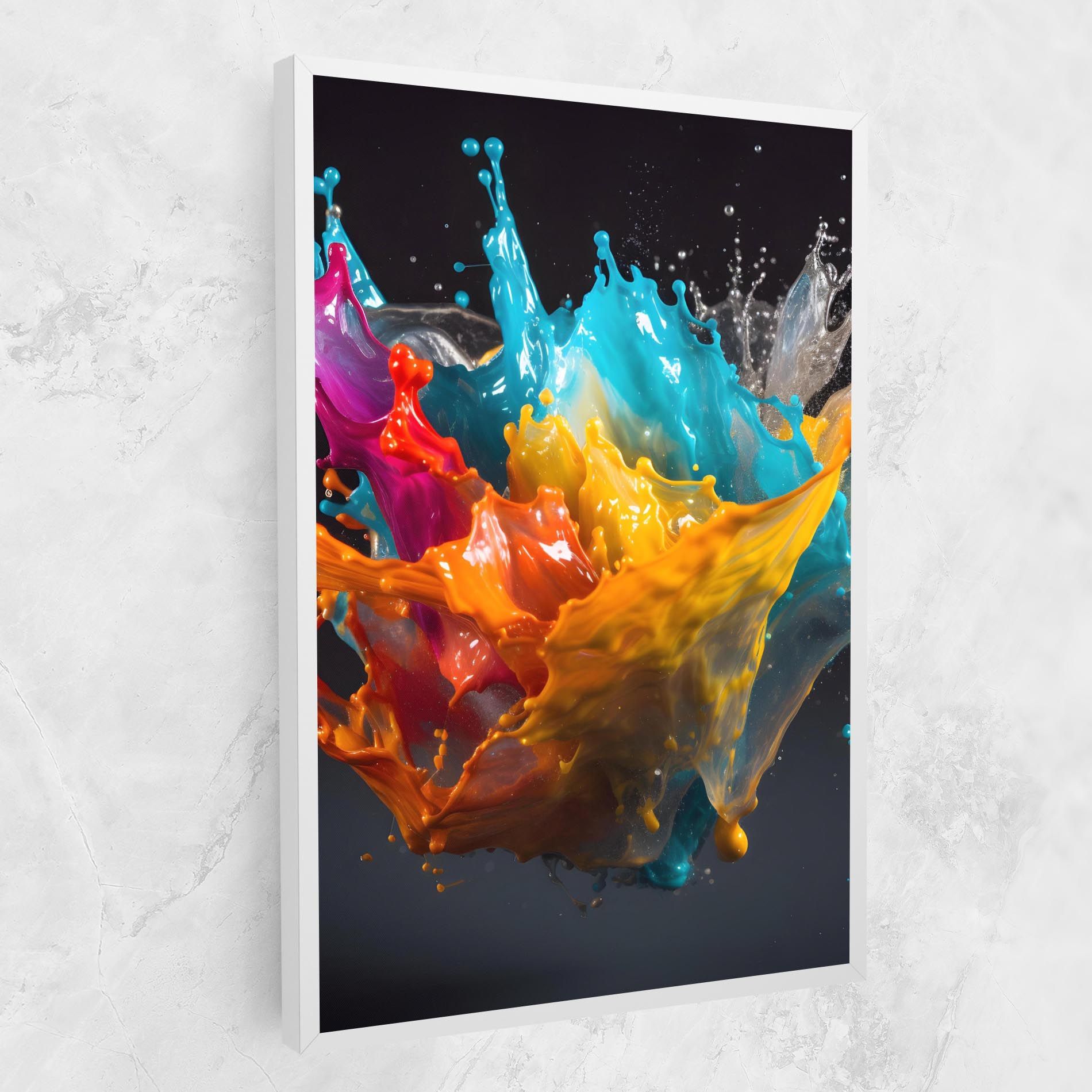 Colorful Splash Floating mockup 1
