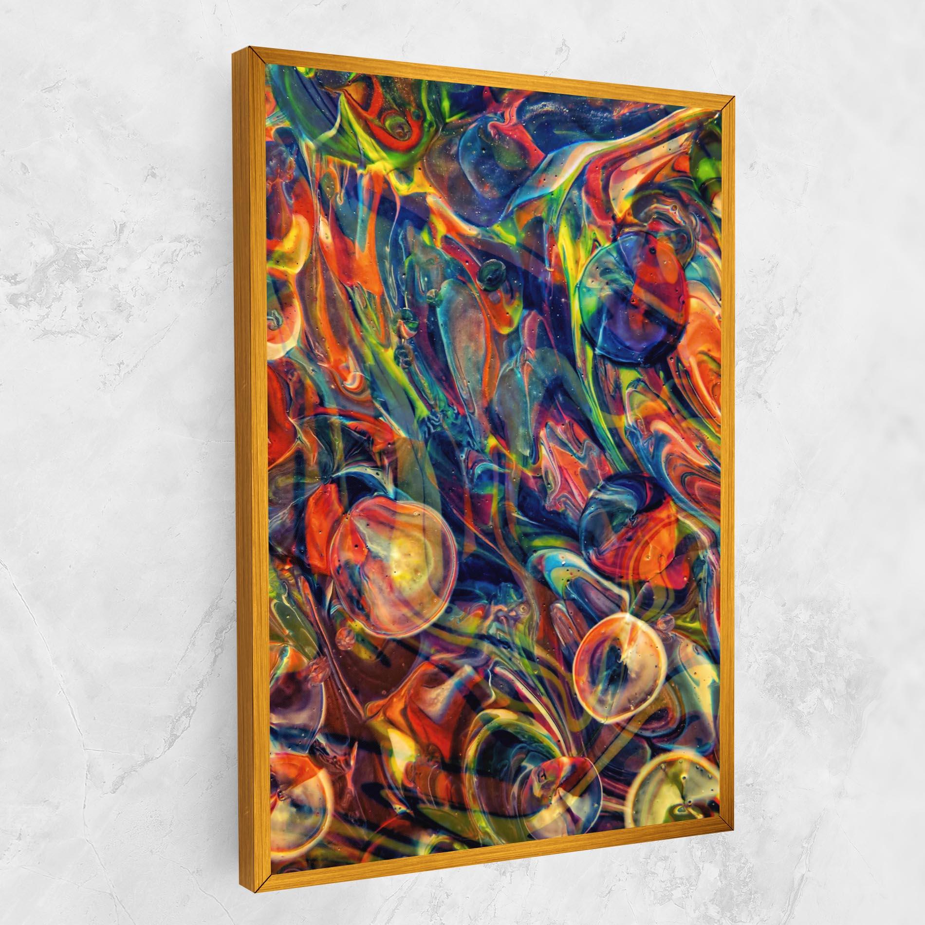 Leinwandbild Abstract Glass mockup 1