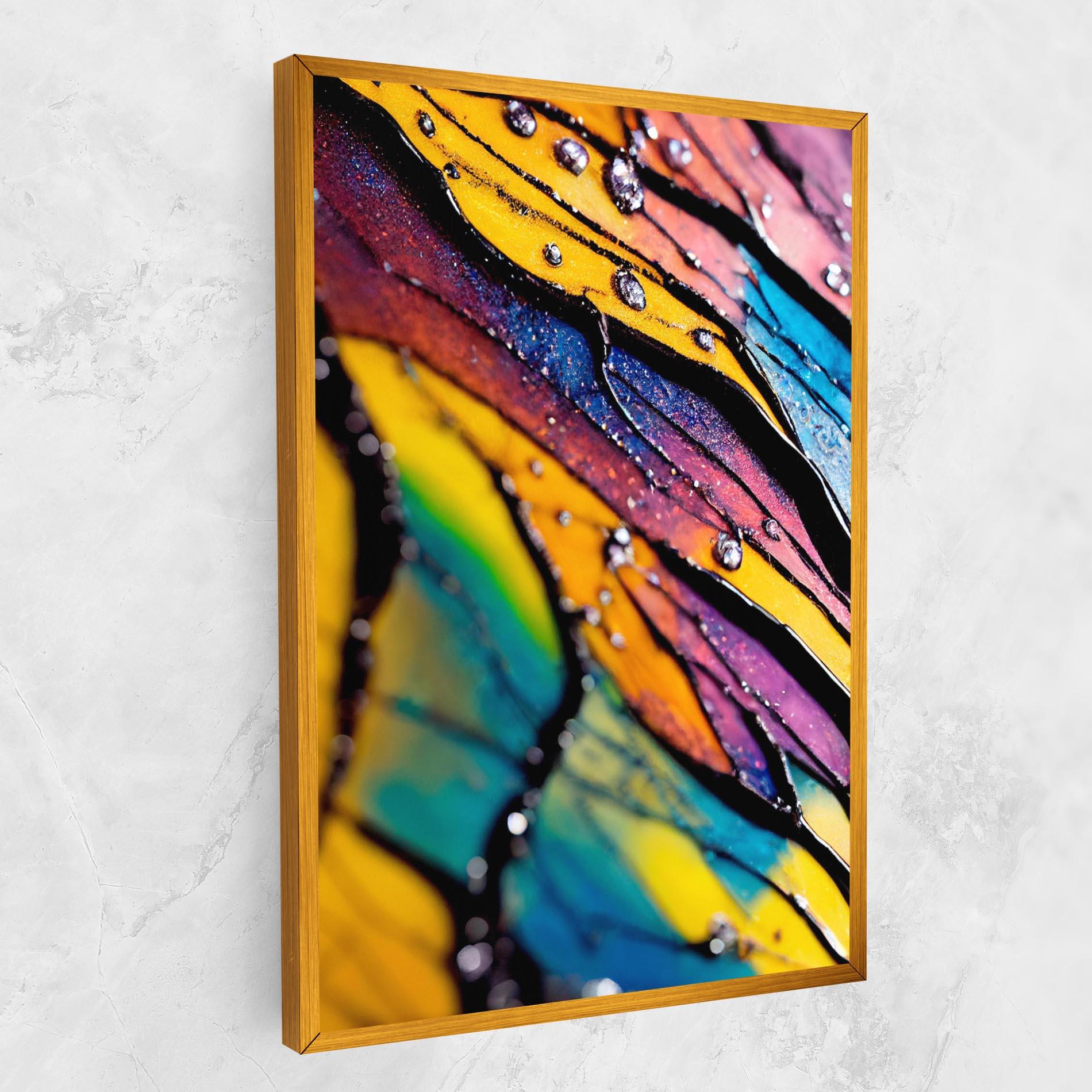 Leinwandbild Beautiful Colorful Epoxy mockup 1