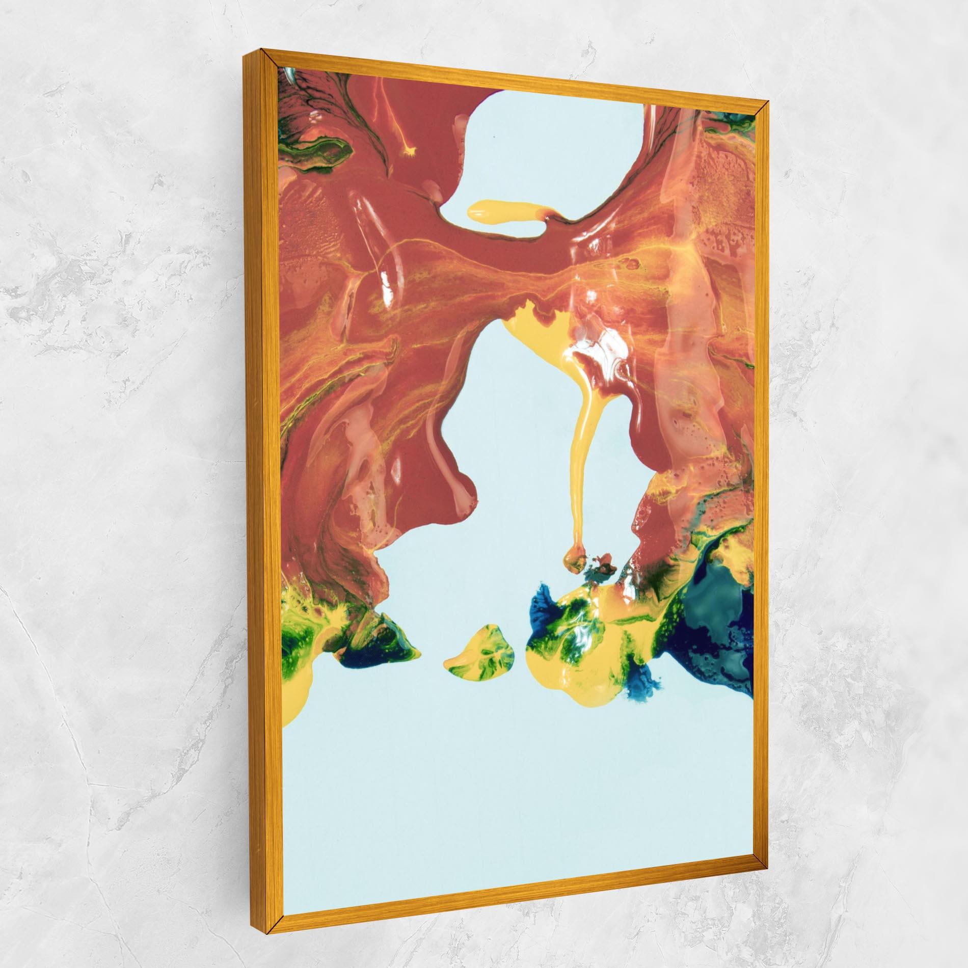 Leinwandbild Spilled Paint mockup 1