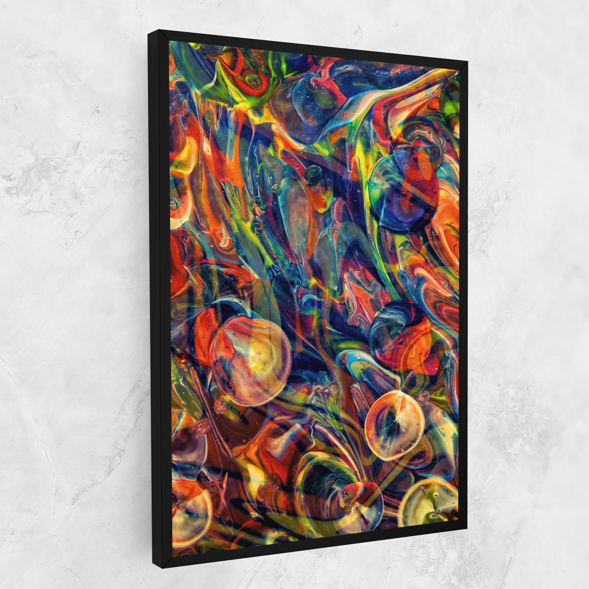 Leinwandbild Abstract Glass mockup 1