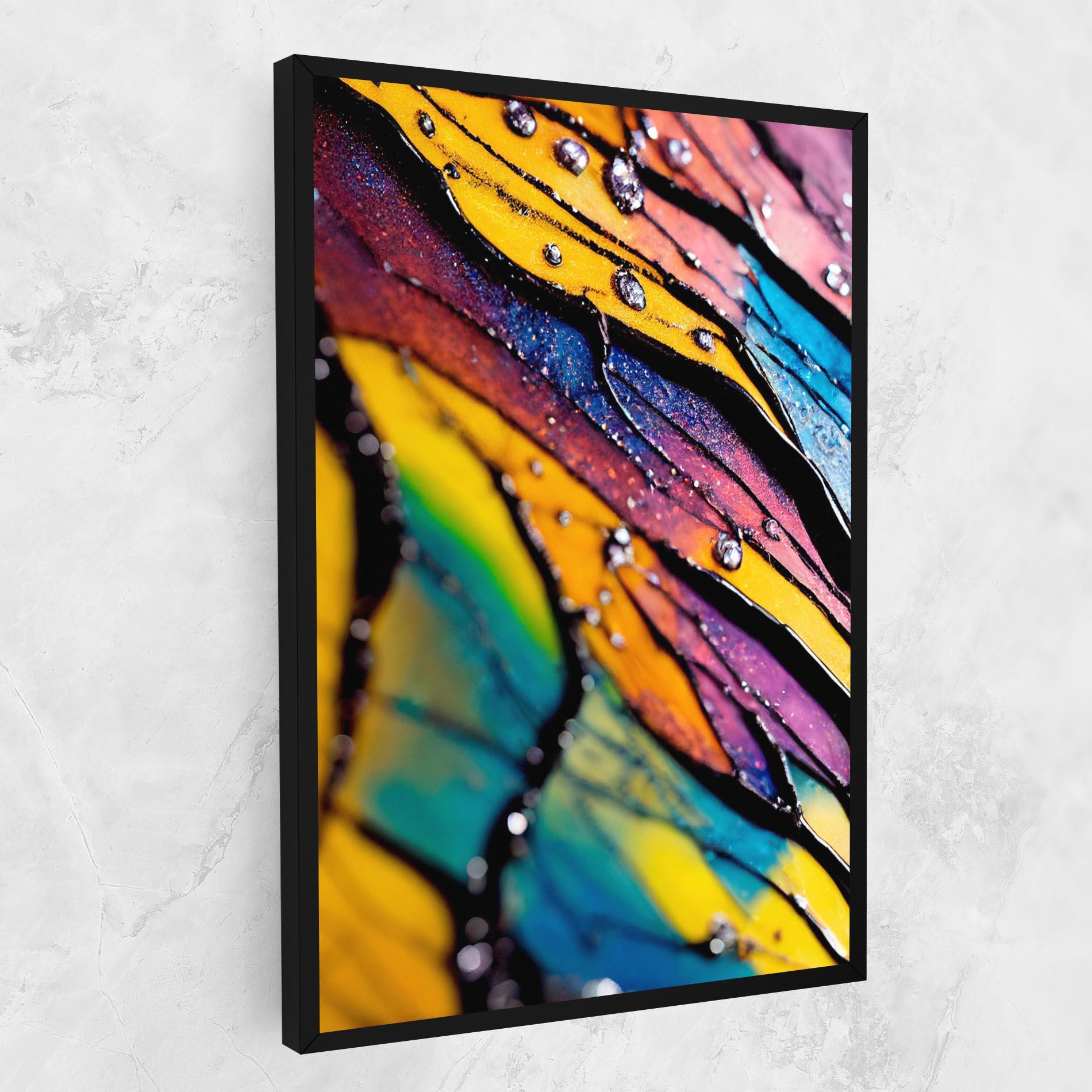 Leinwandbild Beautiful Colorful Epoxy mockup 1