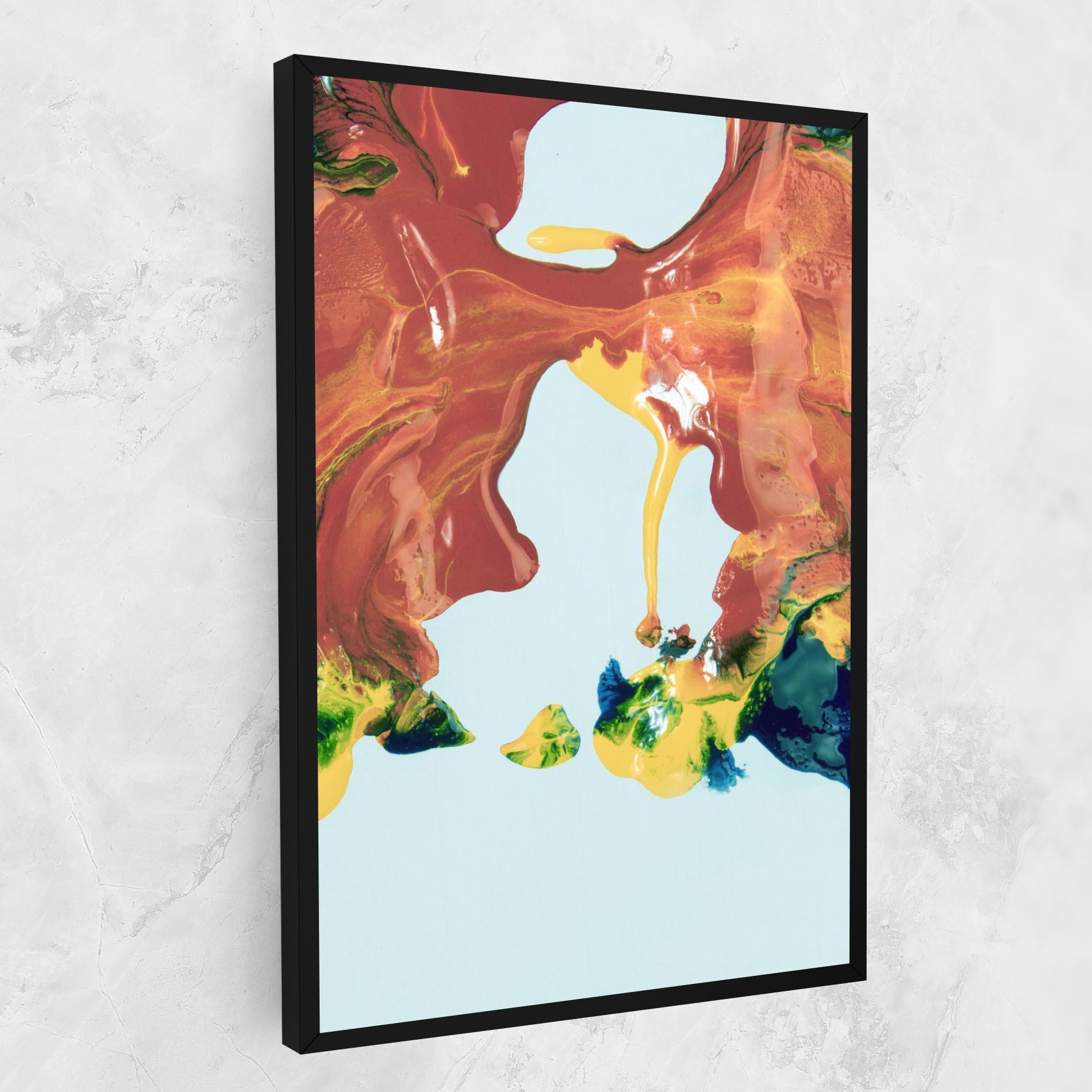 Leinwandbild Spilled Paint mockup 1