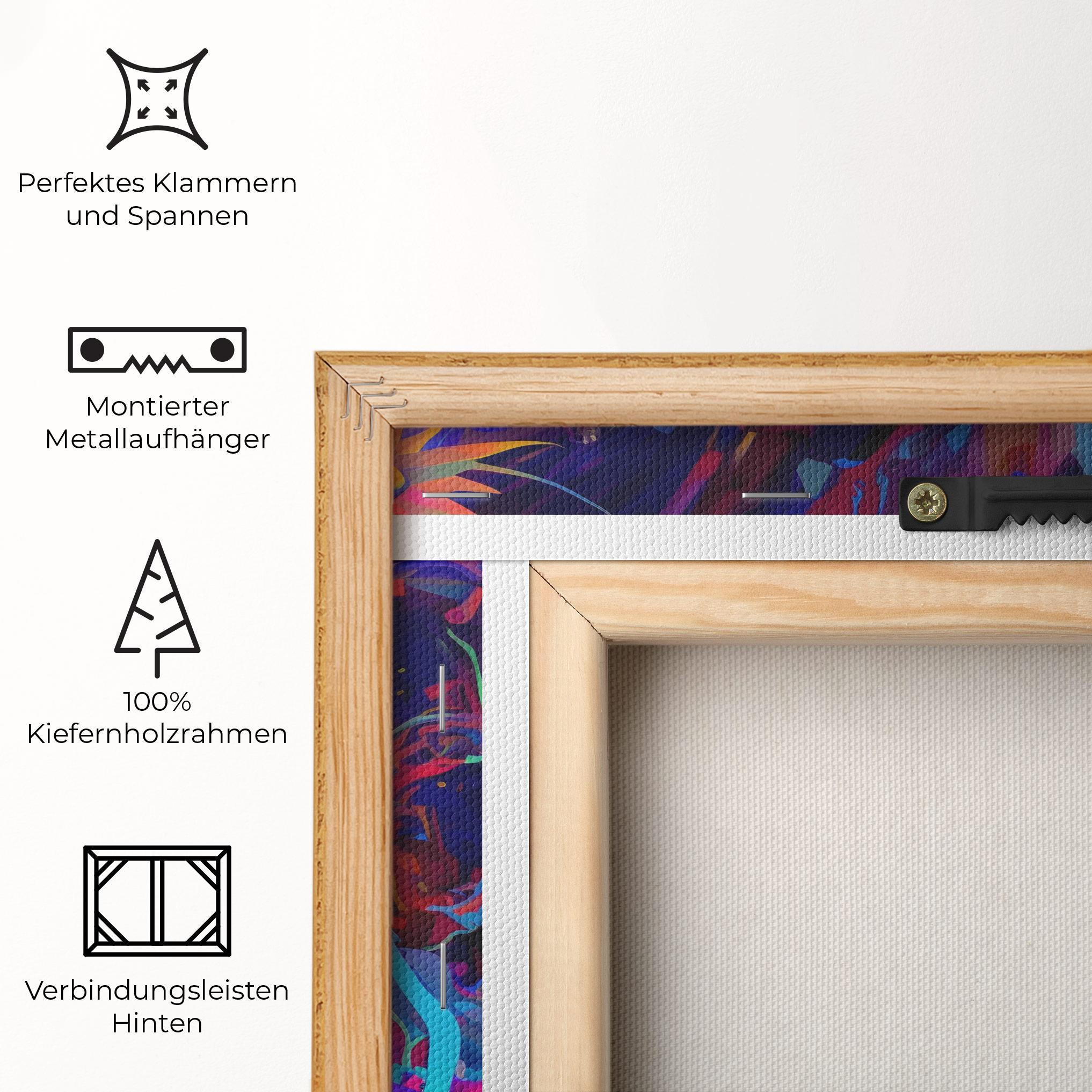 Leinwandbild Abstract Color Work mockup 5