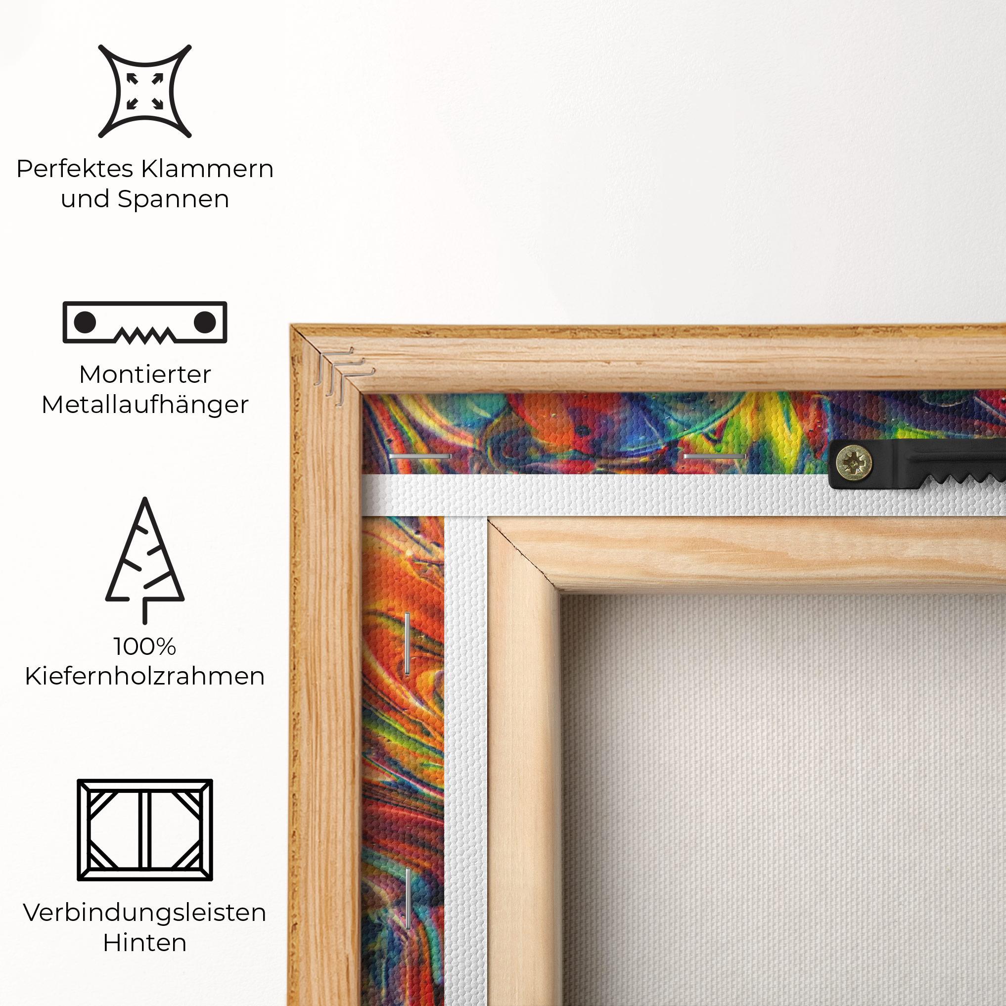 Leinwandbild Abstract Glass mockup 5