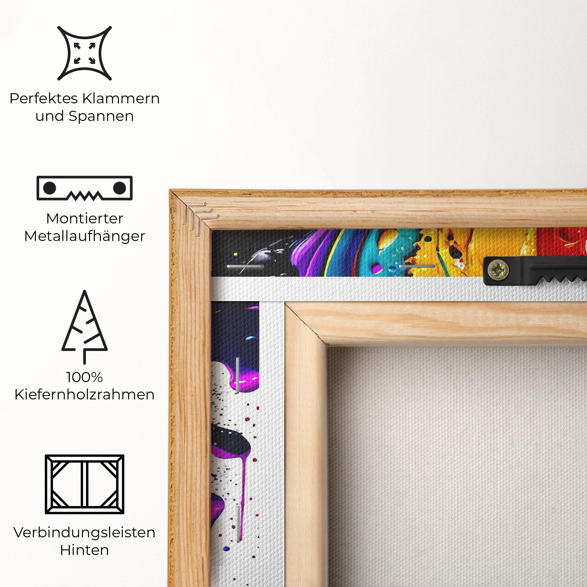 Leinwandbild Beautiful Splash mockup 5