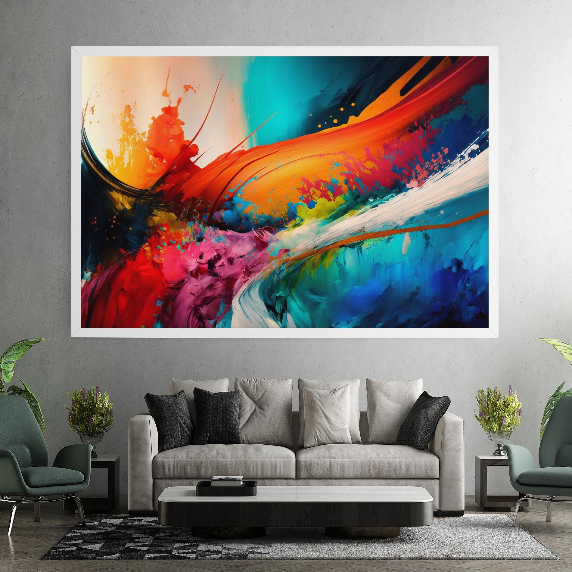 Art Brush Strokes mockup 7