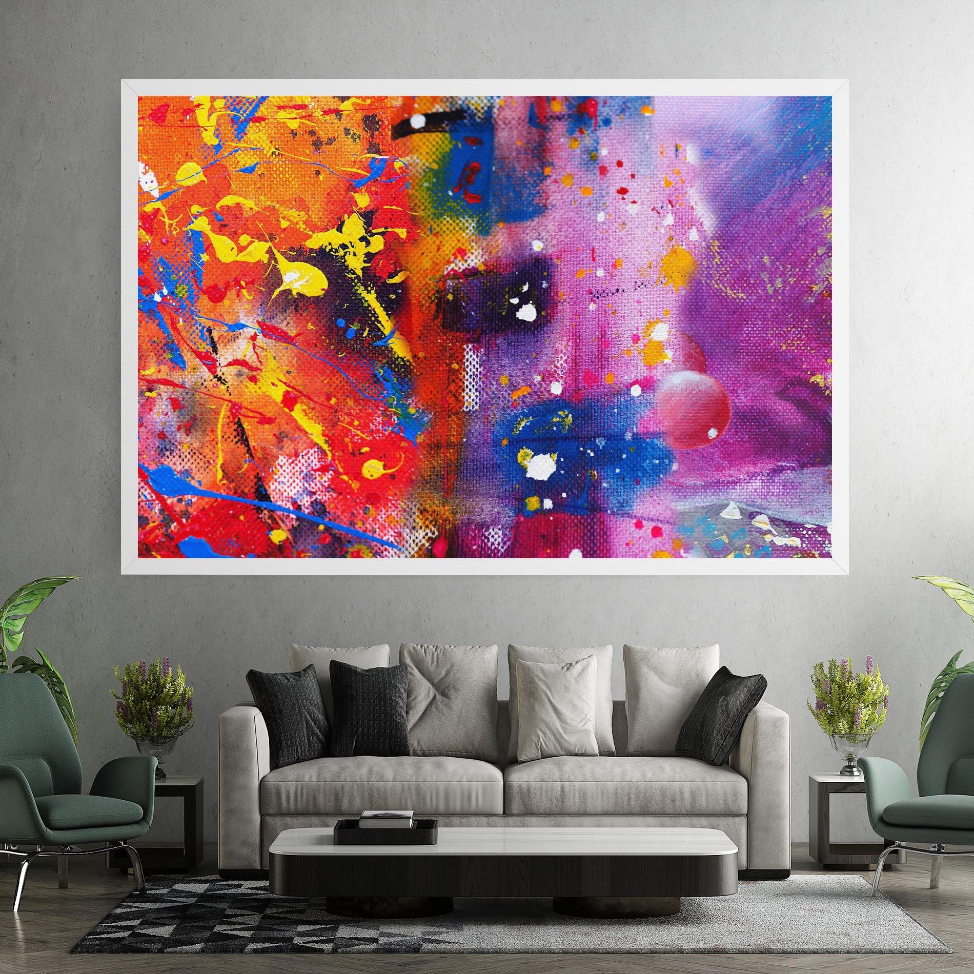 Leinwandbild Art Panorama mockup 7