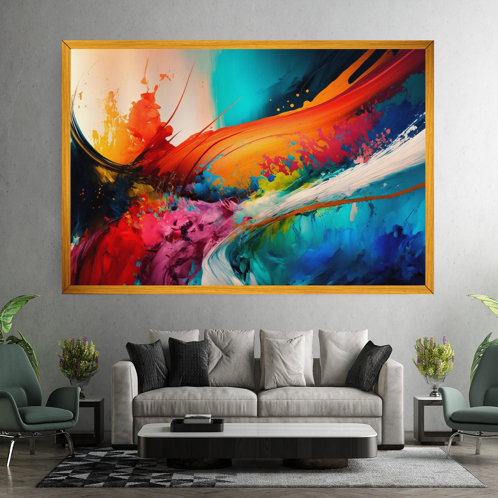 Leinwandbild Art Brush Strokes mockup 7