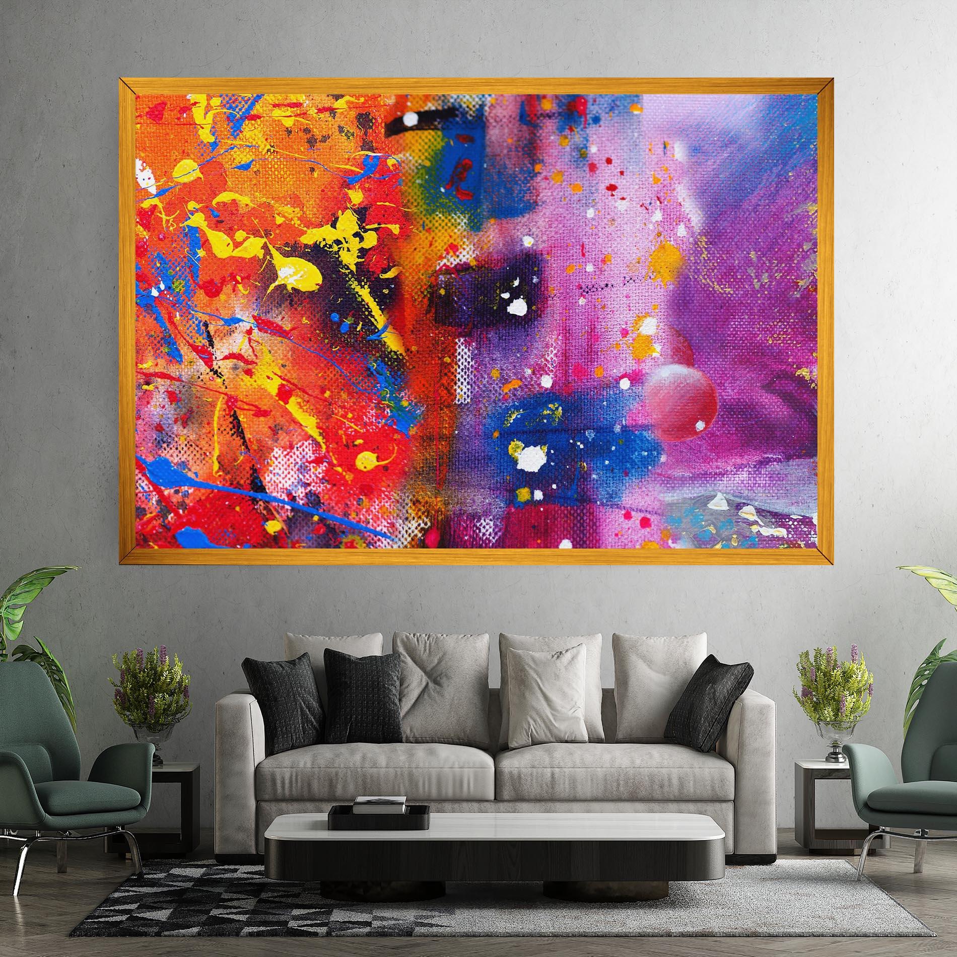 Leinwandbild Art Panorama mockup 7