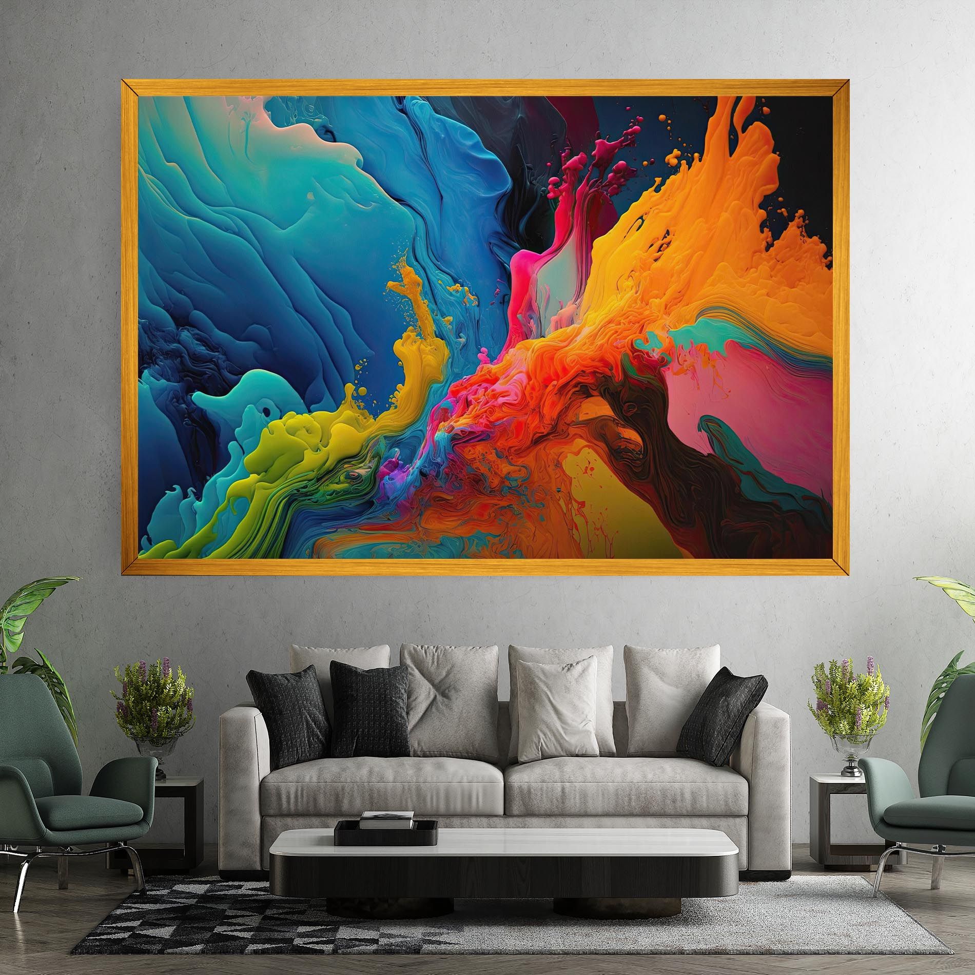 Color Floating mockup 7