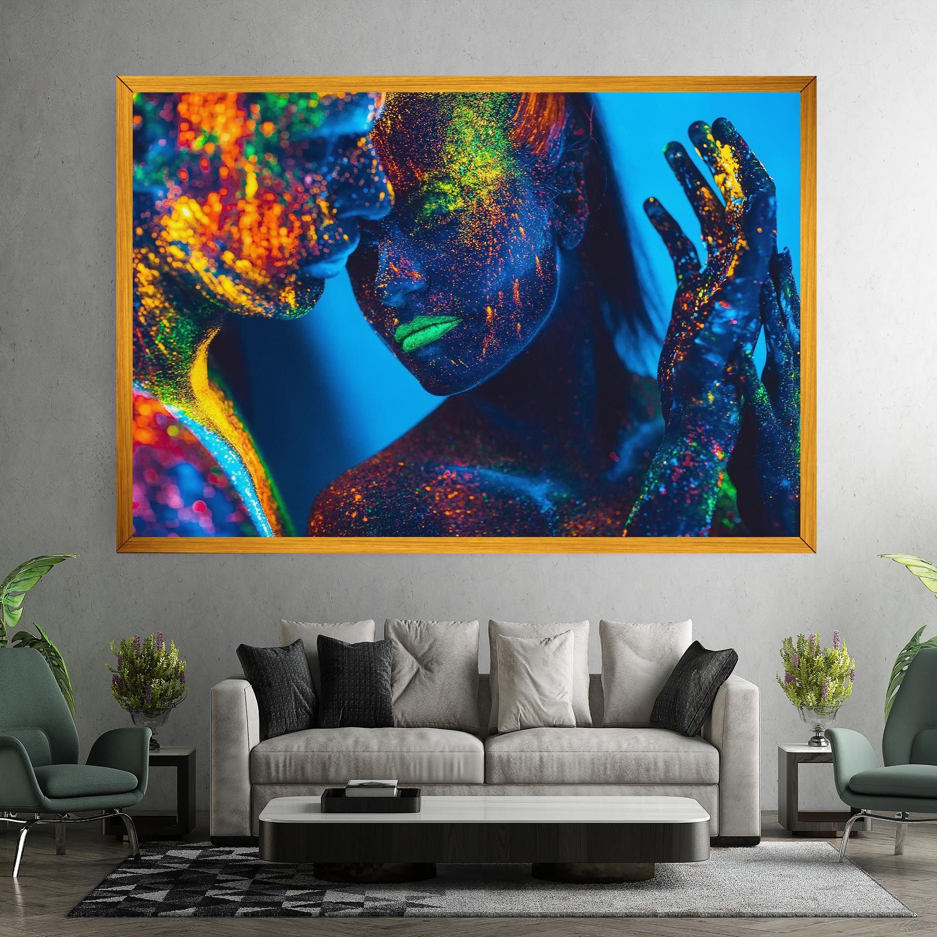 Fluorescent Couple mockup 7