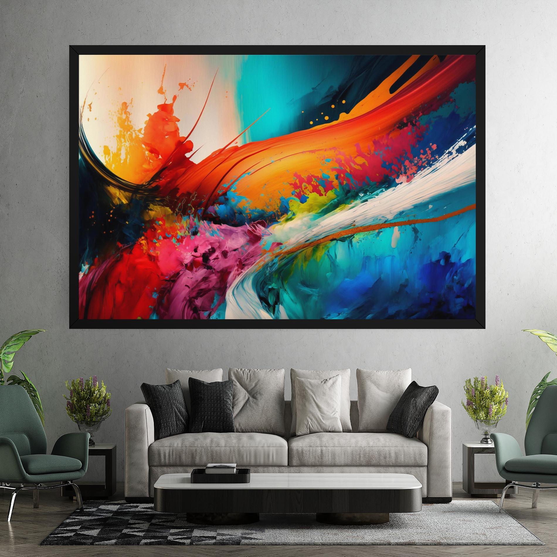 Leinwandbild Art Brush Strokes mockup 7