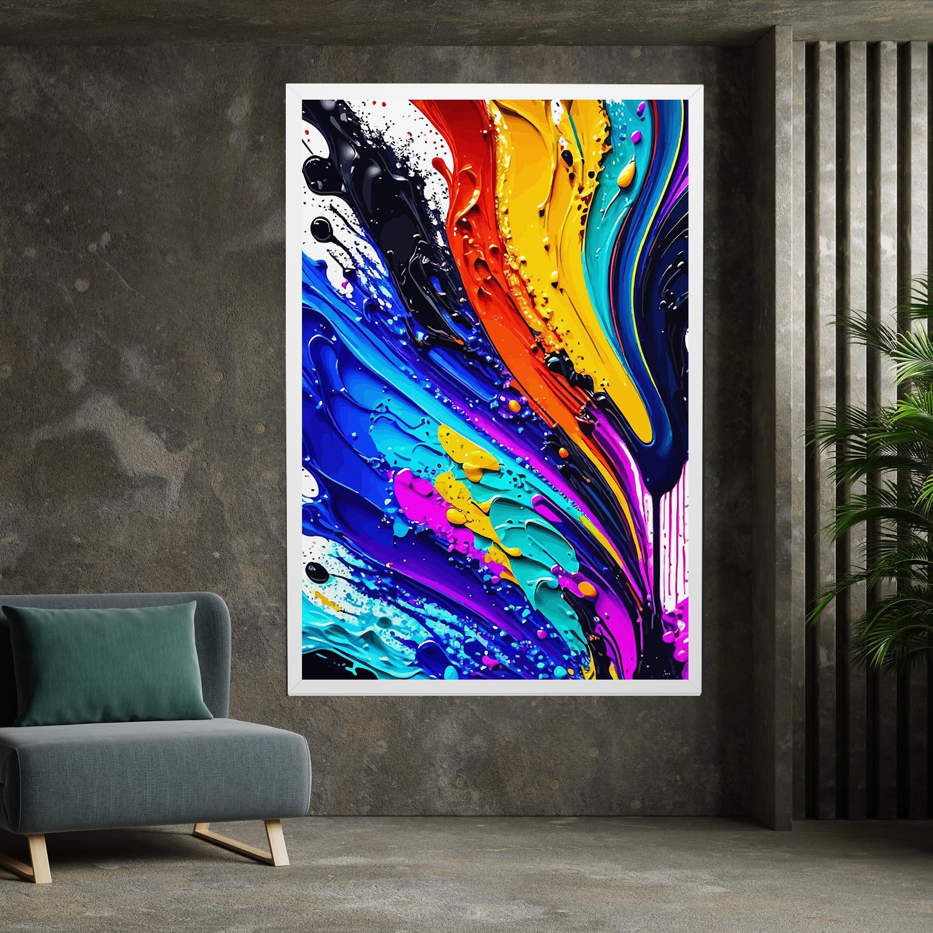 Leinwandbild Beautiful Splash mockup 7