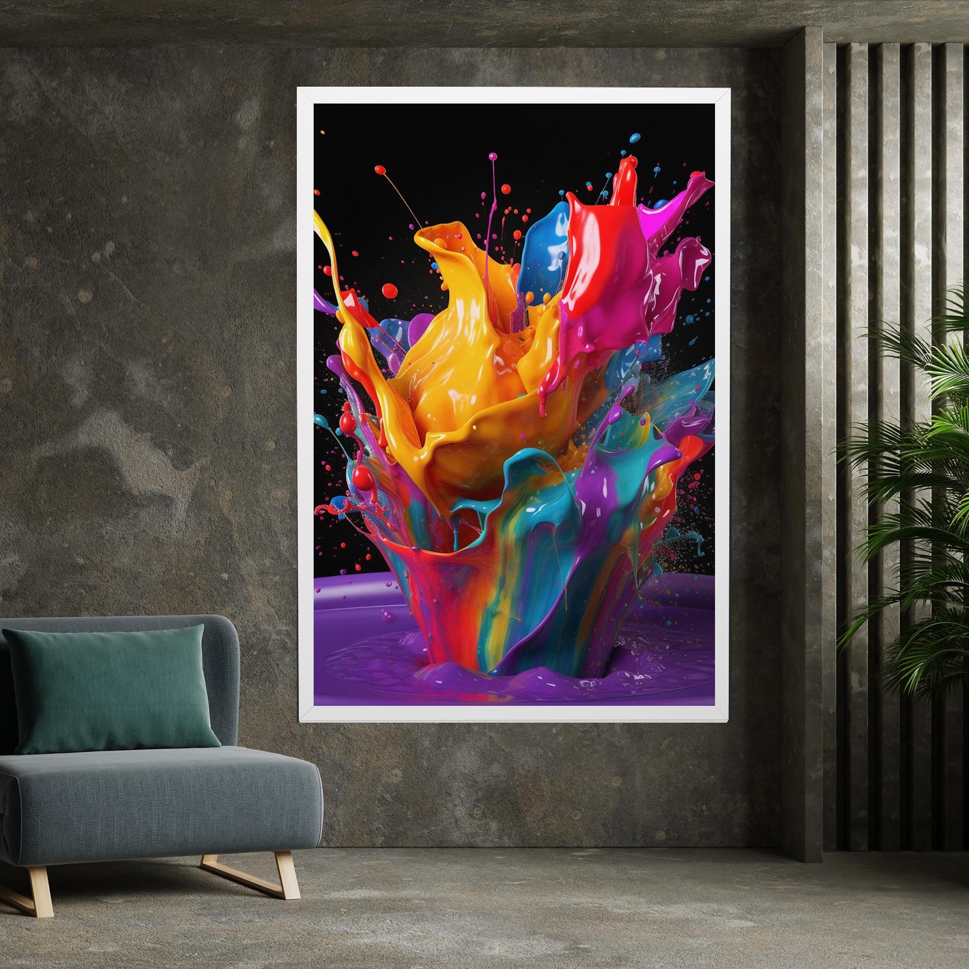Brightly Color Splashing mockup 7