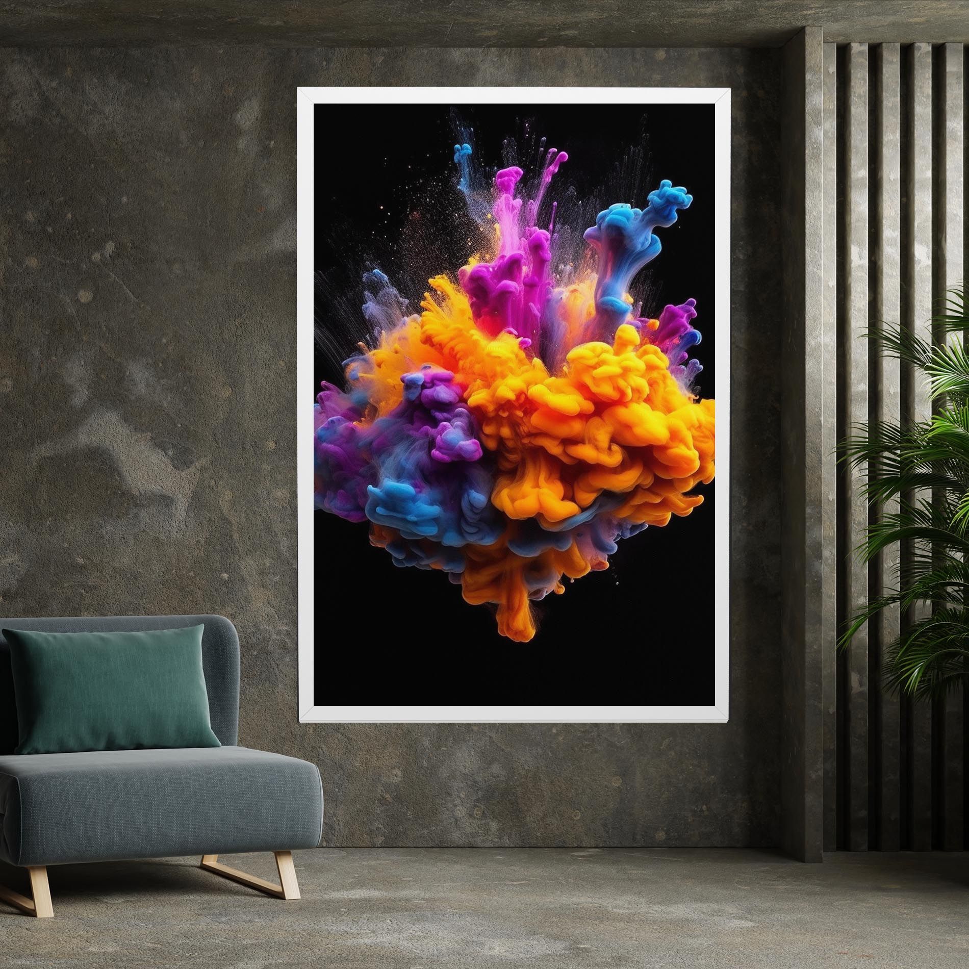 Colorful Cloud Liquid mockup 7
