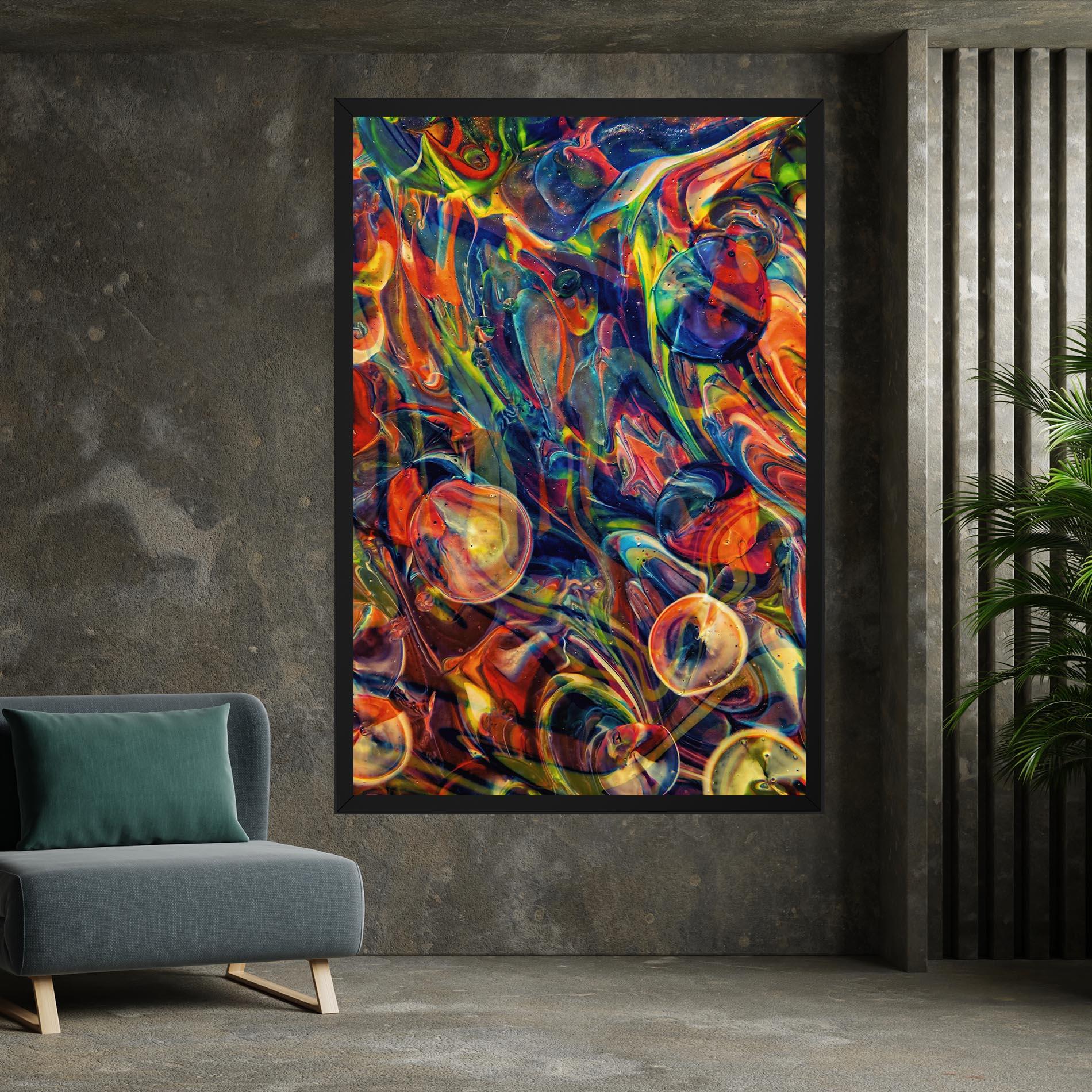 Leinwandbild Abstract Glass mockup 7