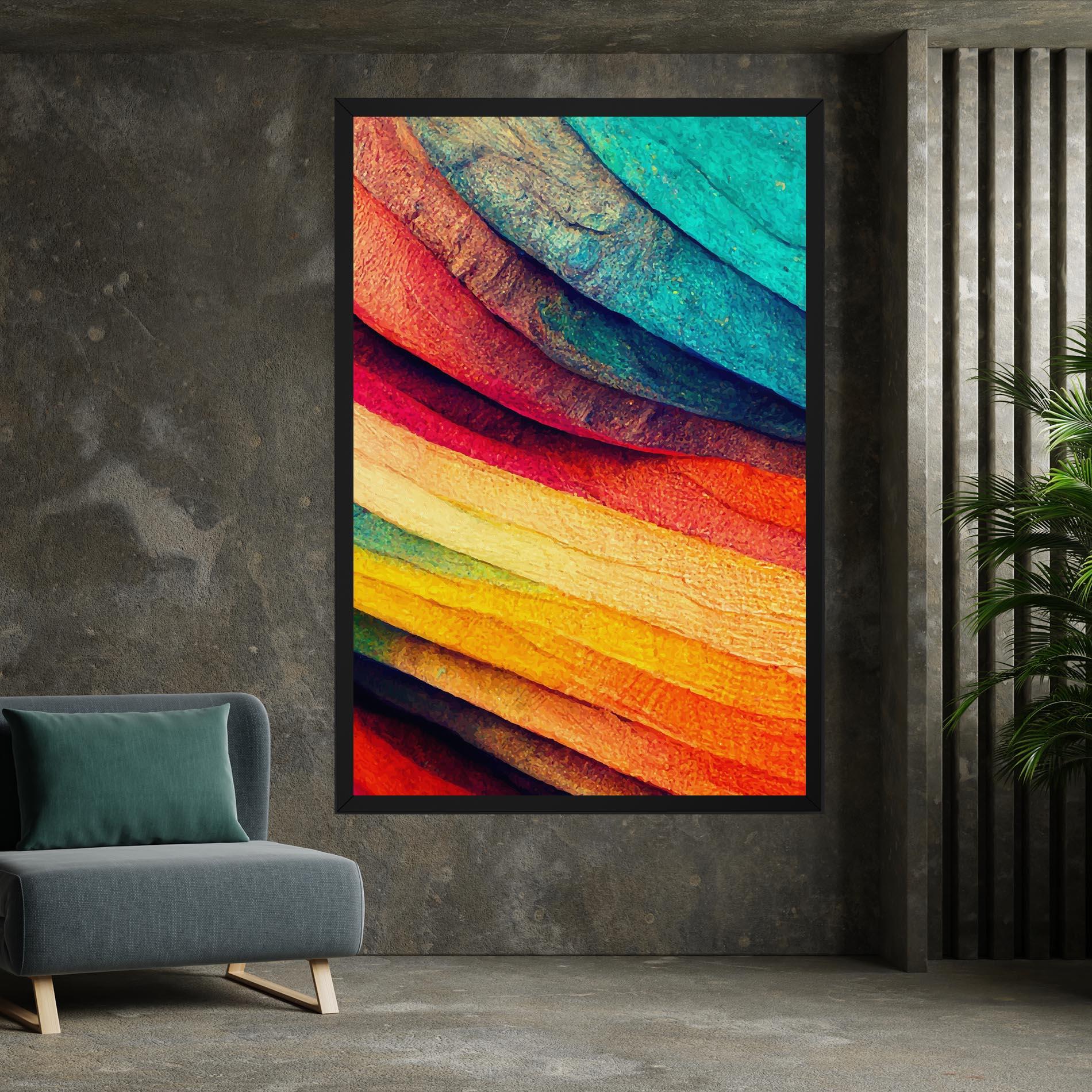 Leinwandbild Autumn Abstract Color mockup 7