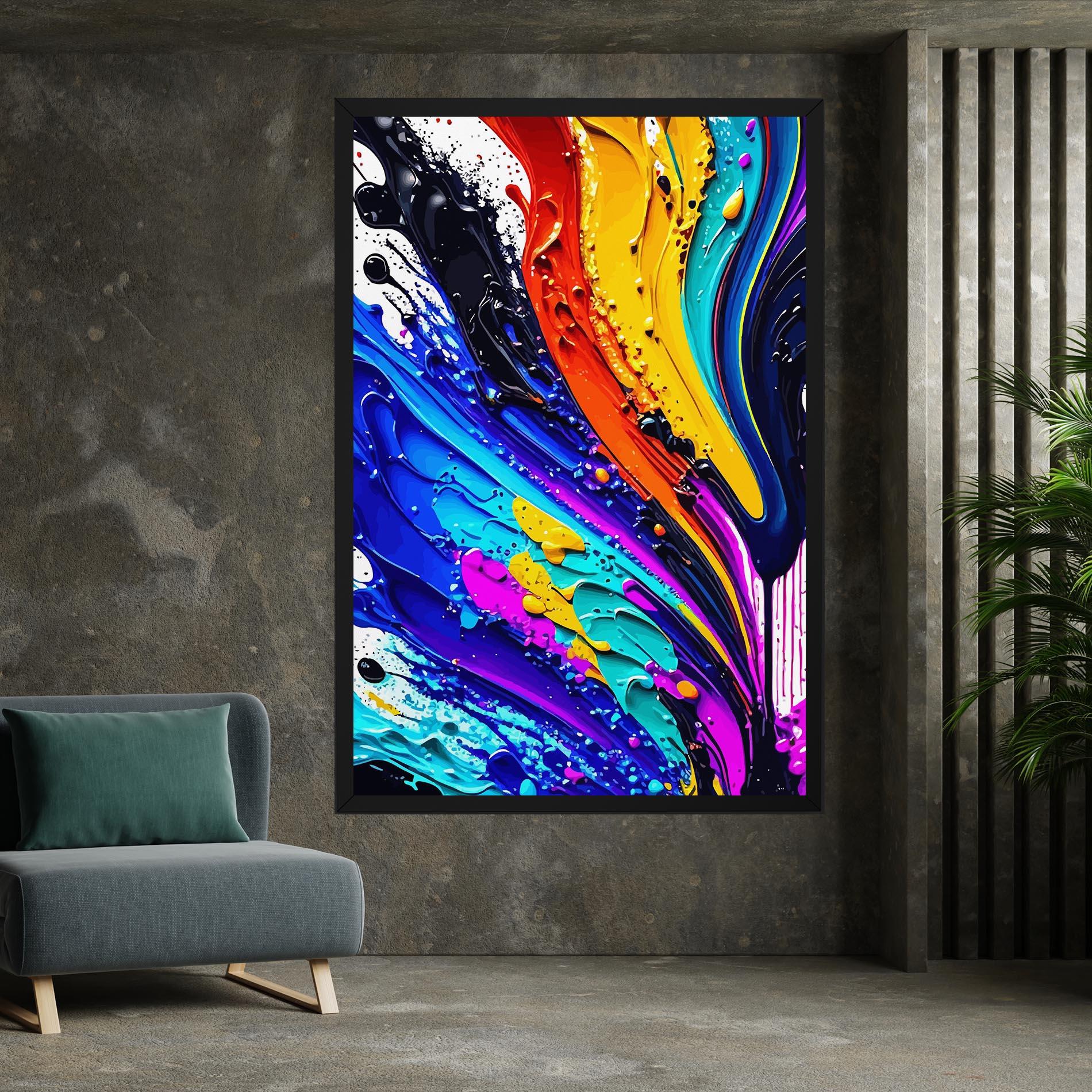 Leinwandbild Beautiful Splash mockup 7