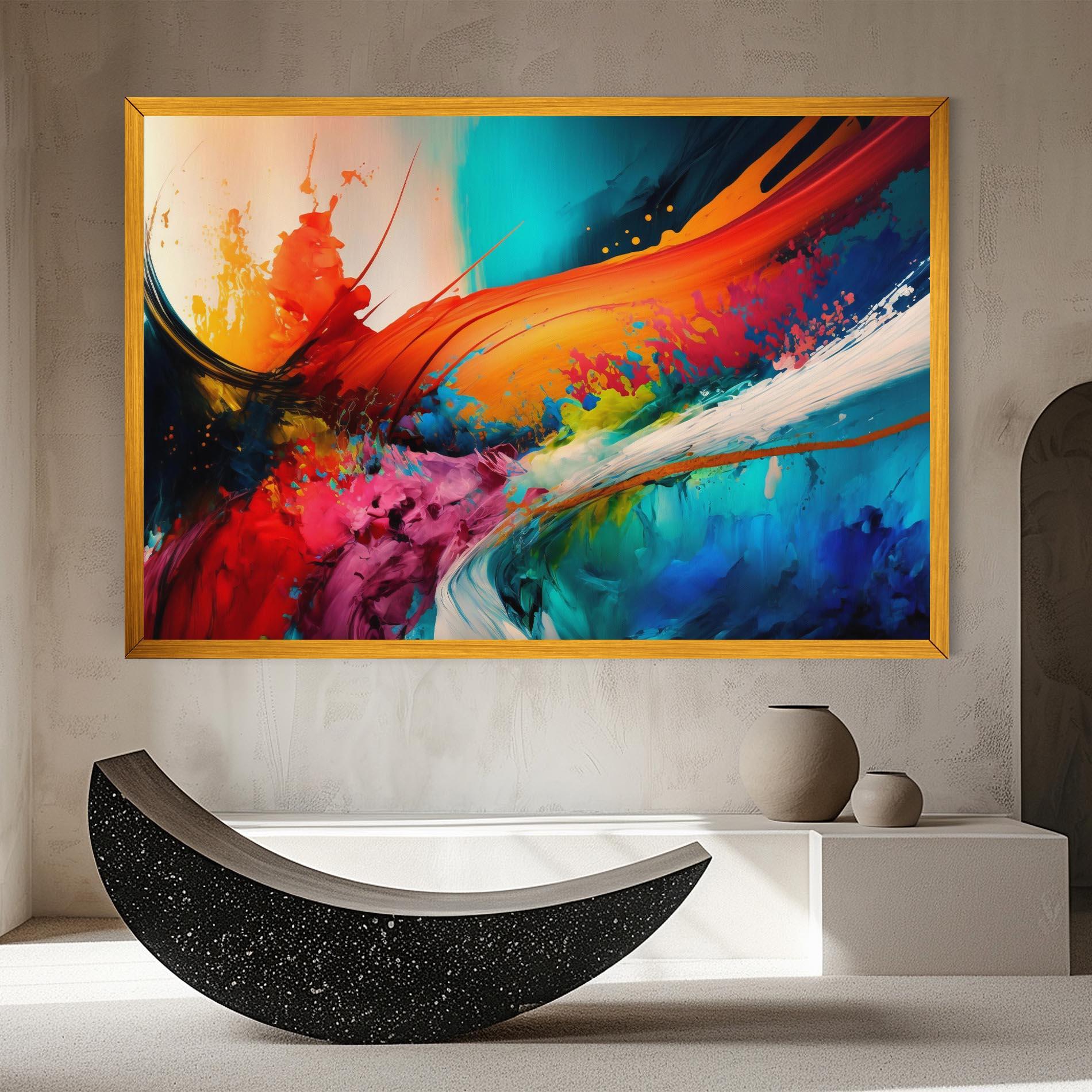 Leinwandbild Art Brush Strokes mockup 8