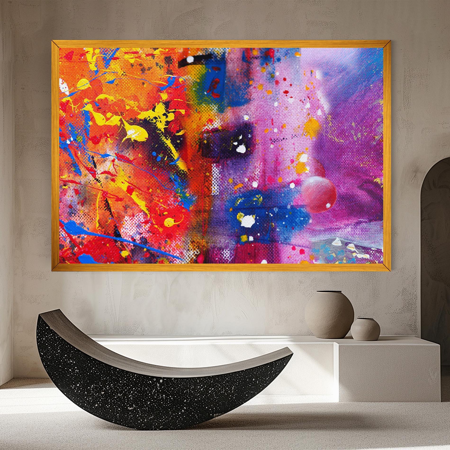 Leinwandbild Art Panorama mockup 8