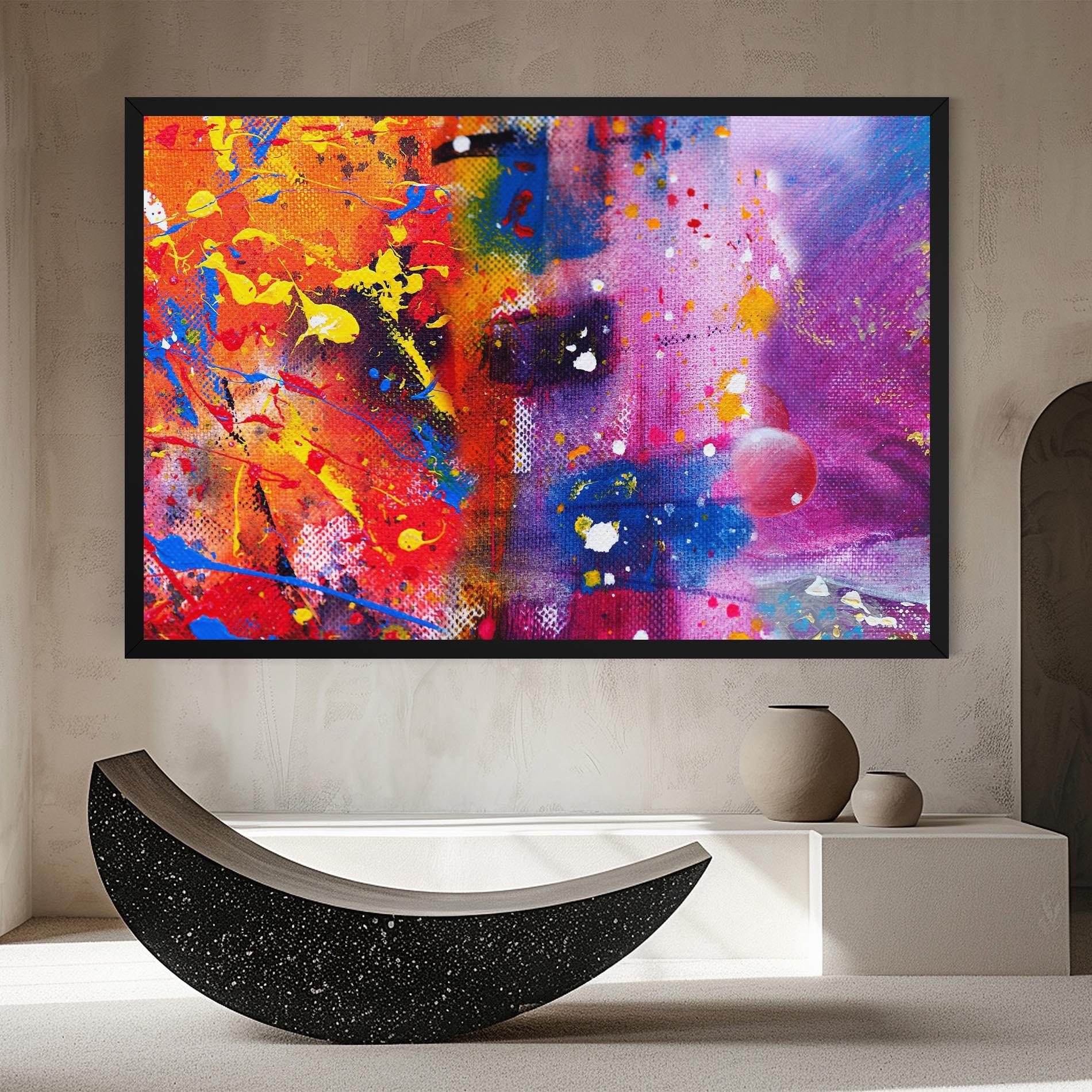 Leinwandbild Art Panorama mockup 8