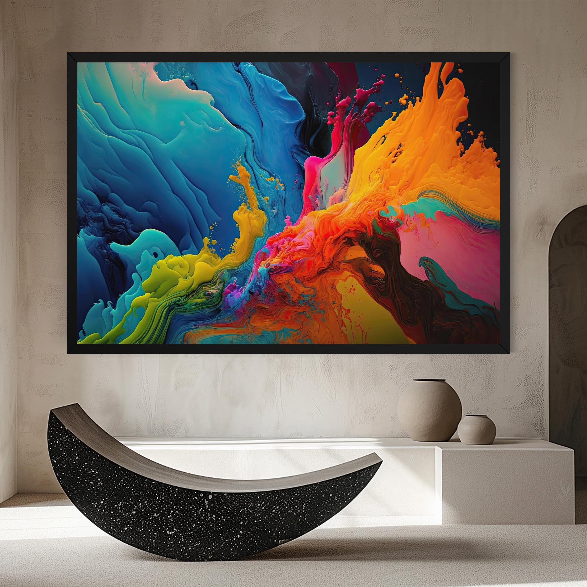 Leinwandbild Color Floating mockup 8