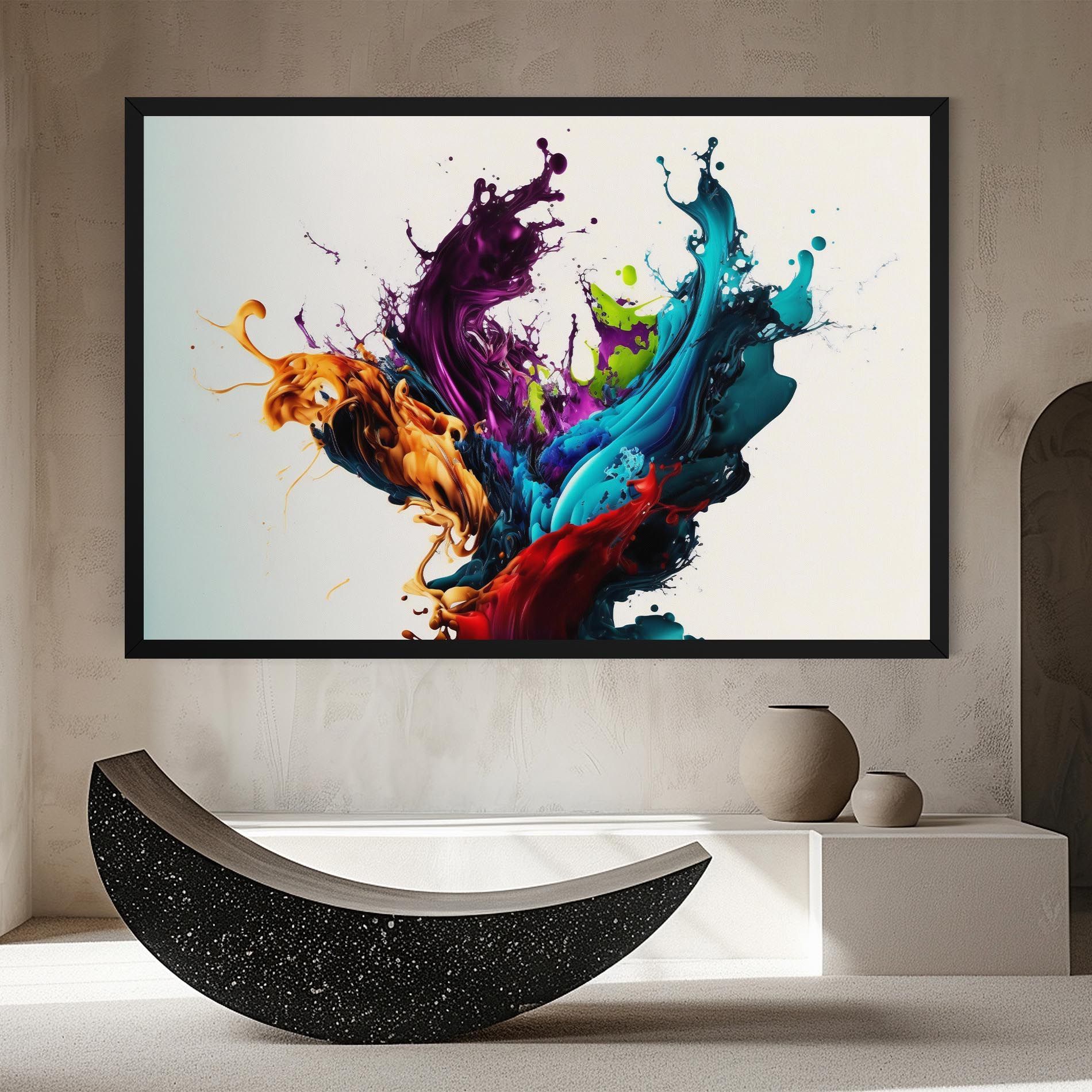 Dark Purple Splash mockup 8