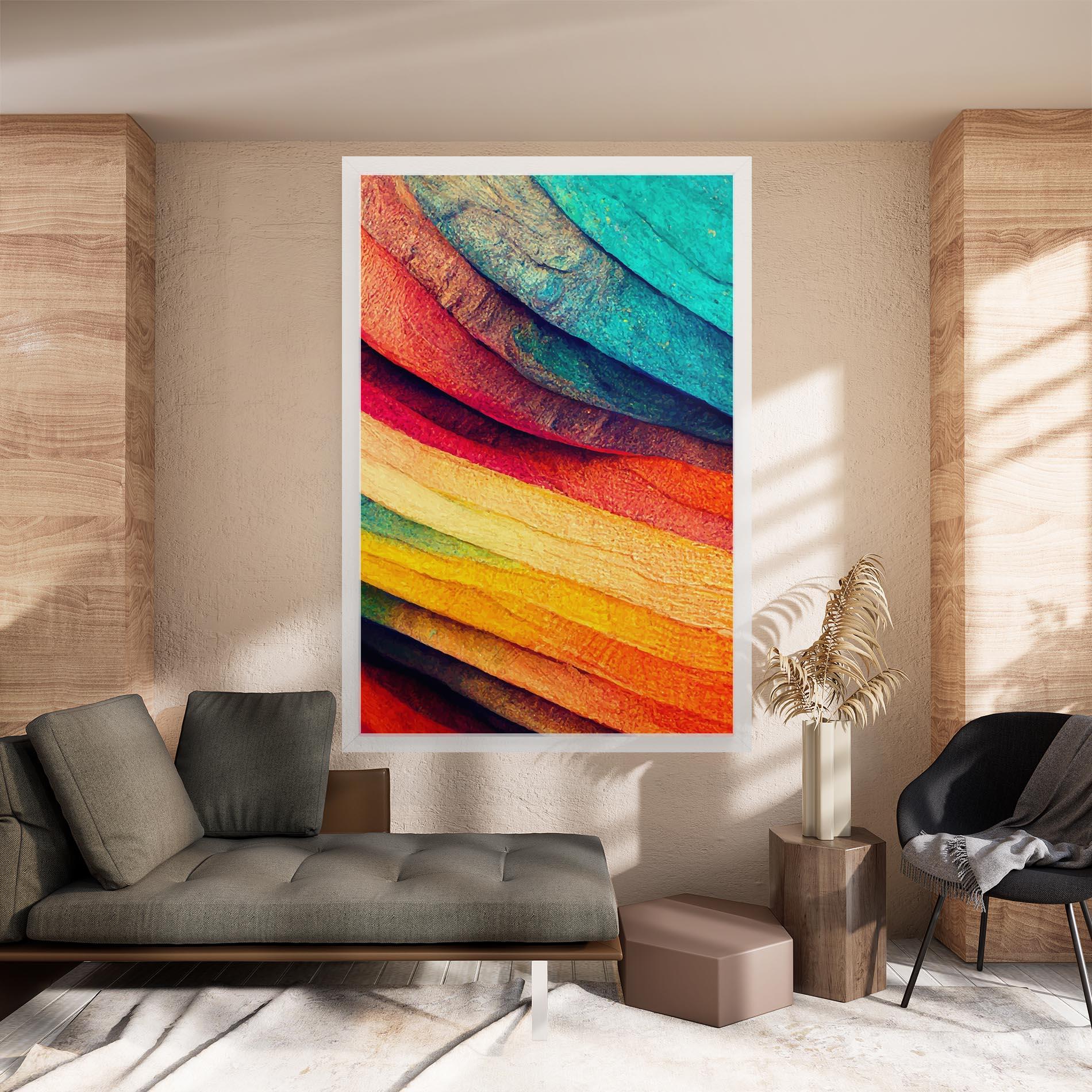 Leinwandbild Autumn Abstract Color mockup 8