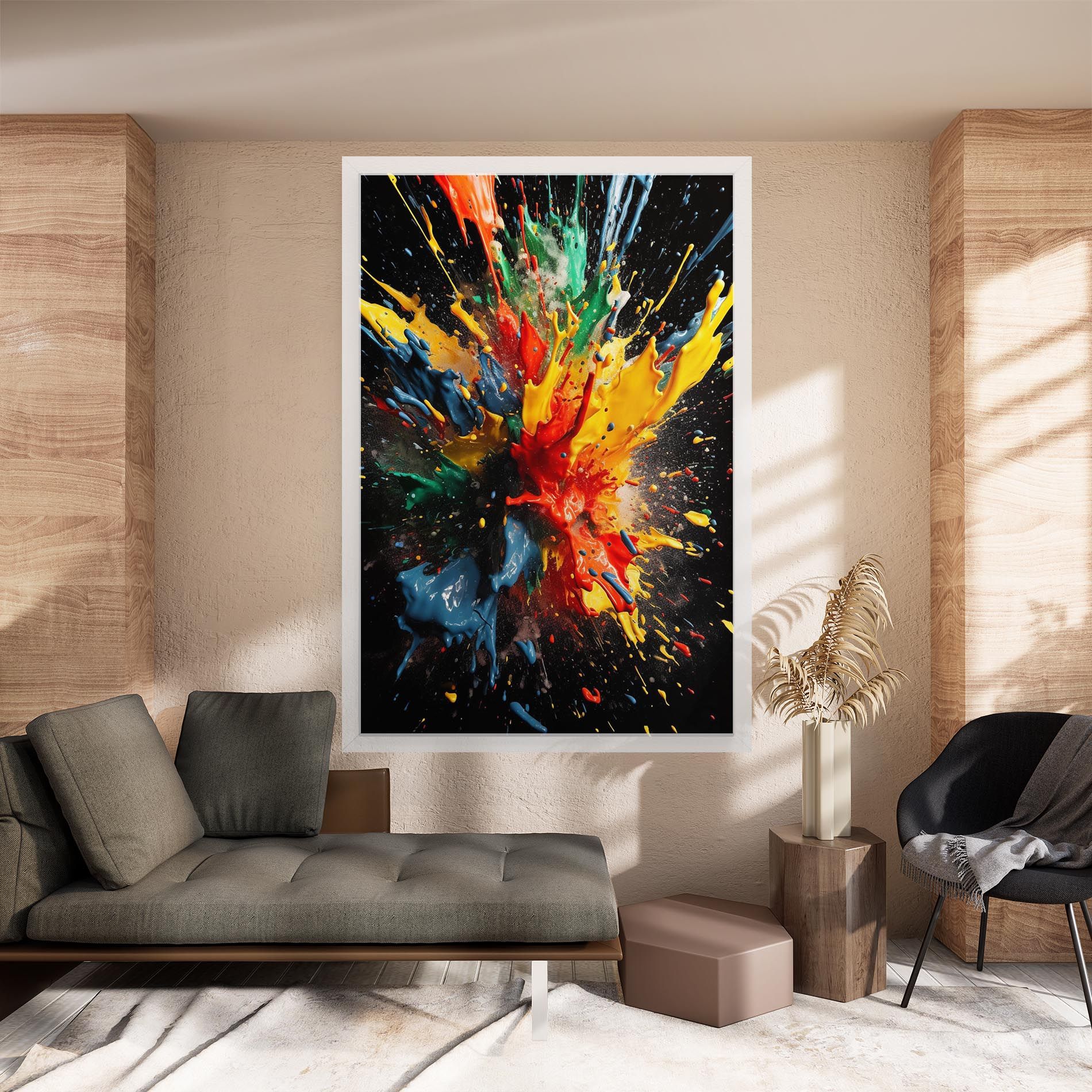 Floating Color Splash mockup 8