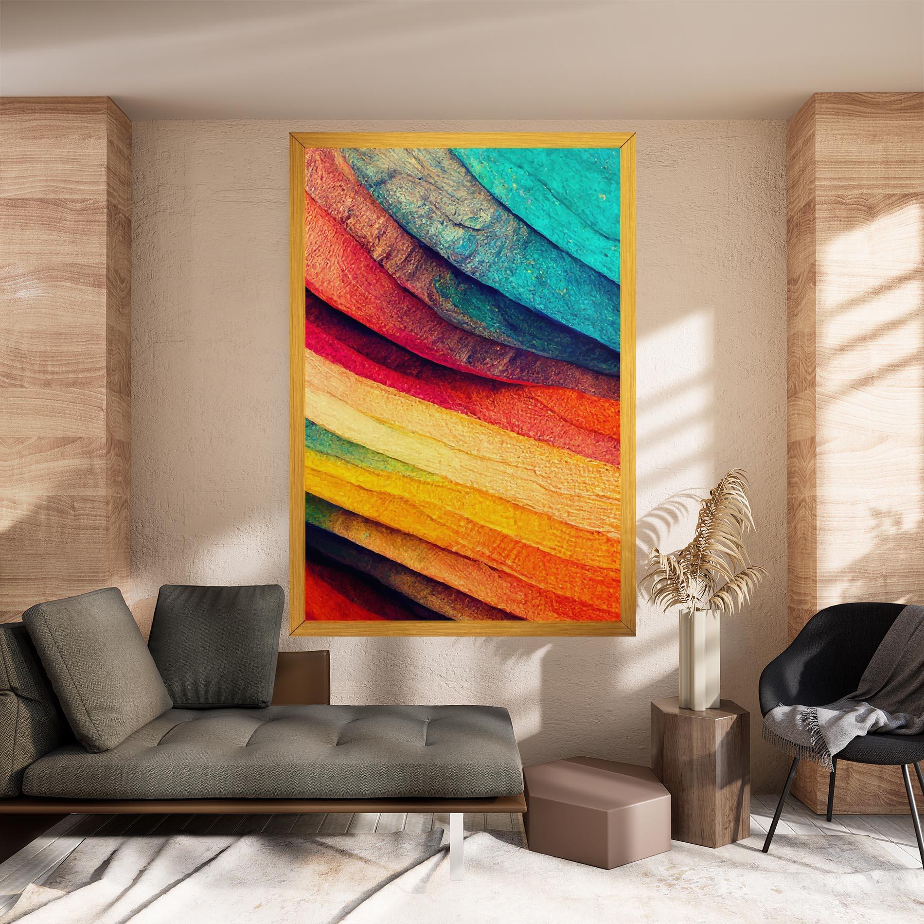 Leinwandbild Autumn Abstract Color mockup 8