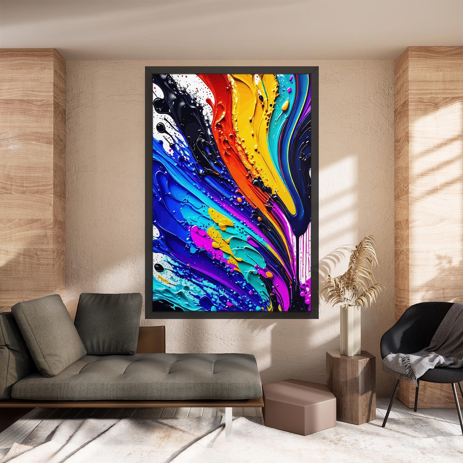 Leinwandbild Beautiful Splash mockup 8