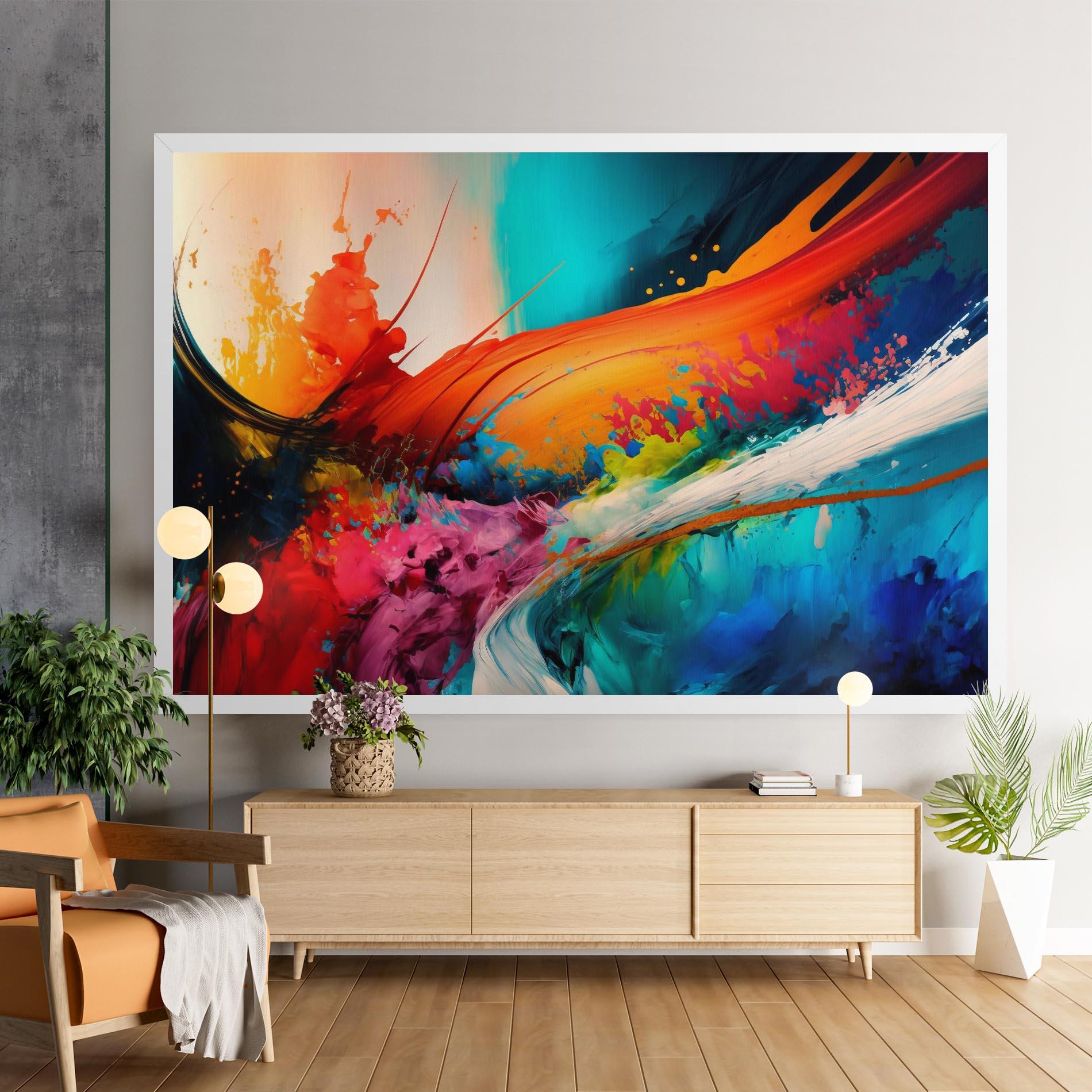 Leinwandbild Art Brush Strokes mockup 9