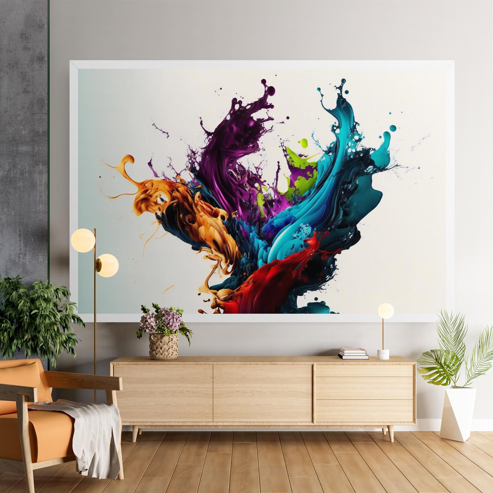 Dark Purple Splash mockup 9