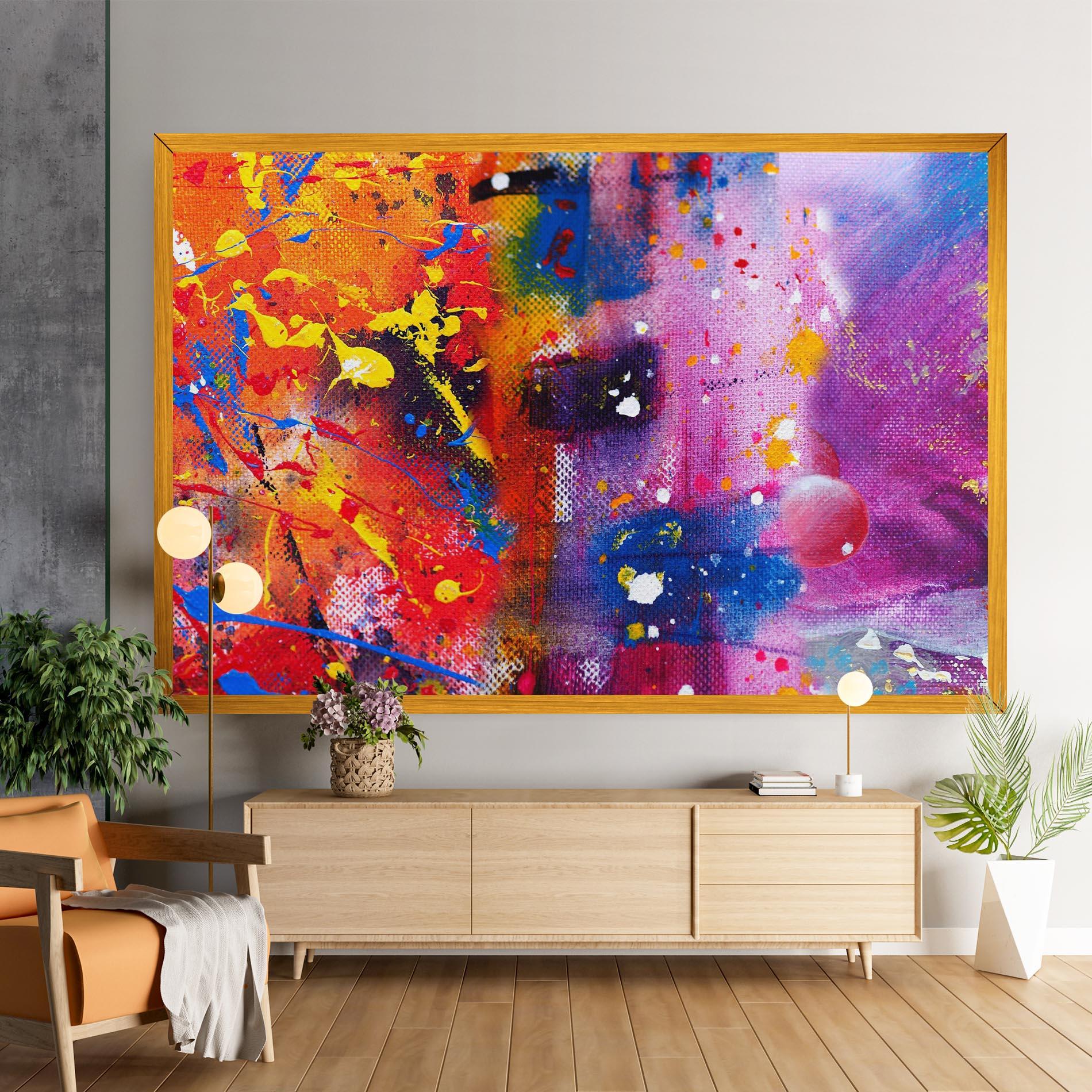 Leinwandbild Art Panorama mockup 9