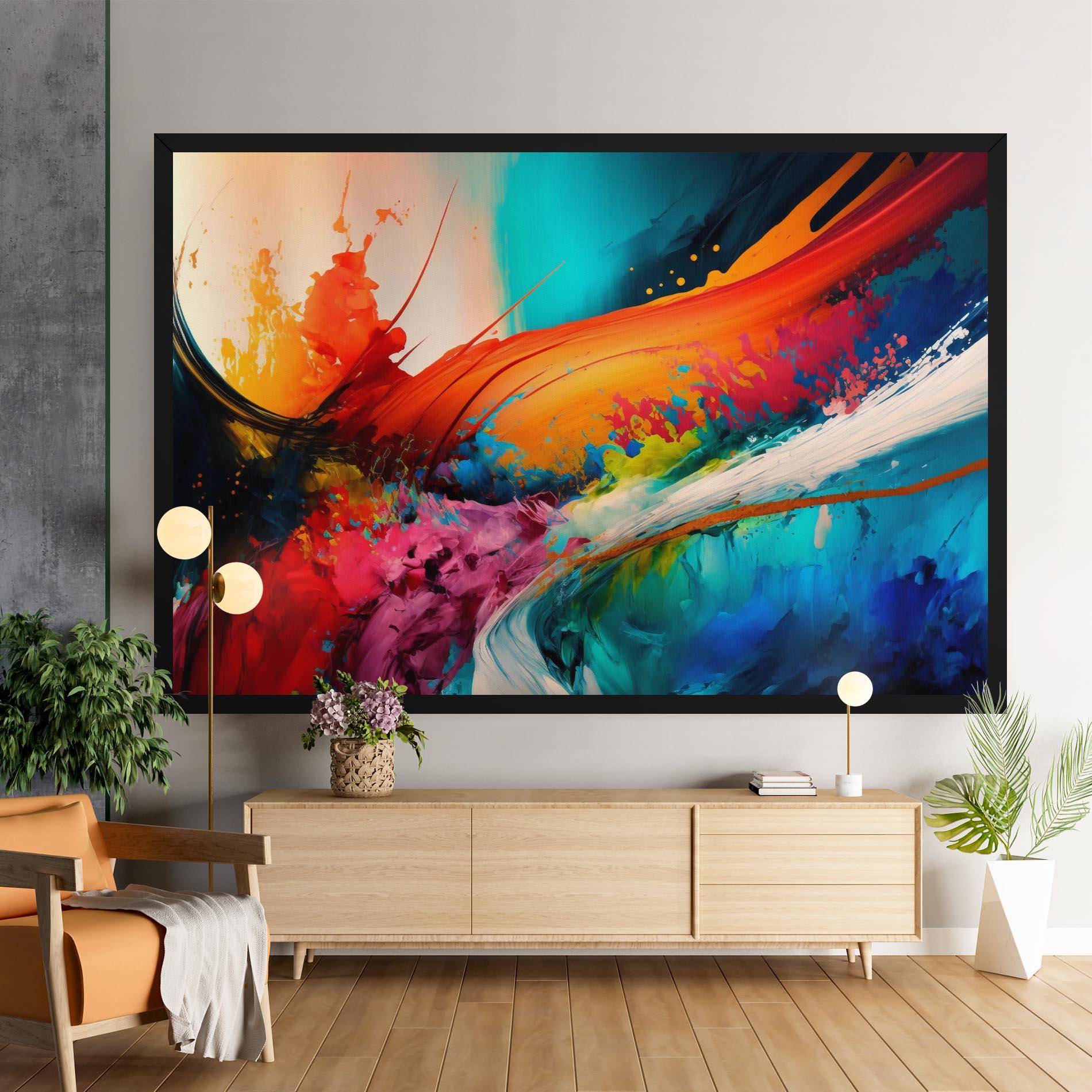 Leinwandbild Art Brush Strokes mockup 9