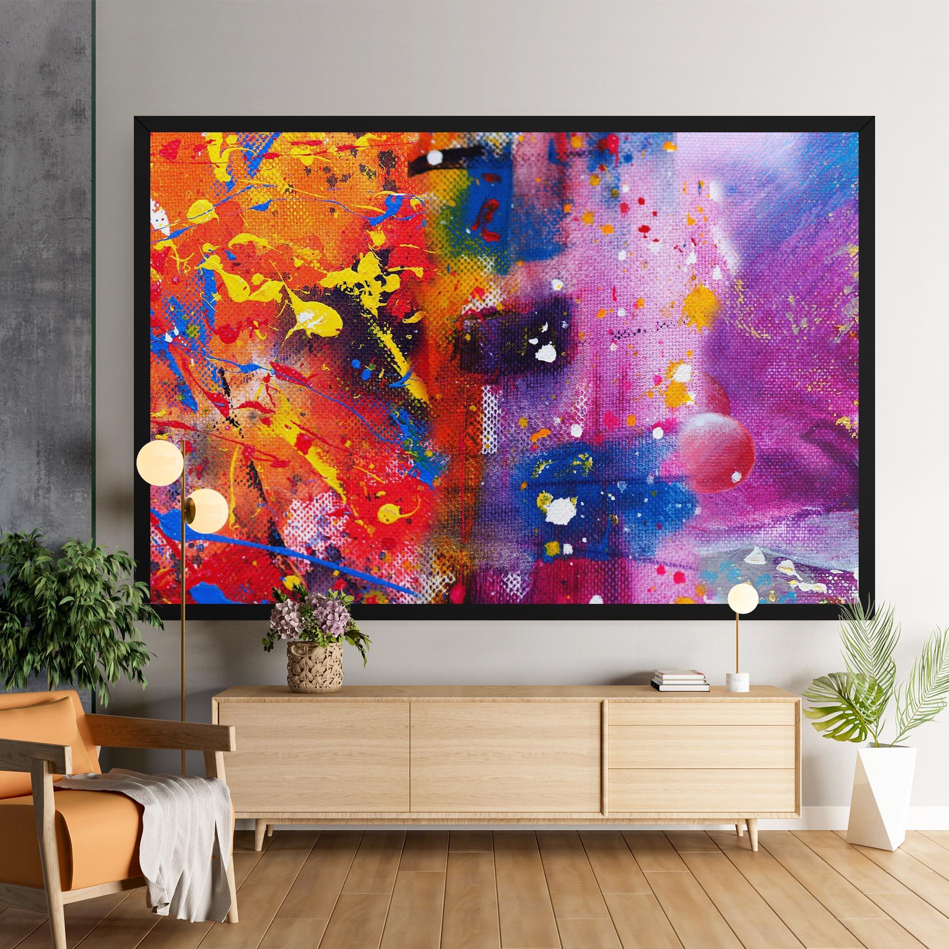 Leinwandbild Art Panorama mockup 9