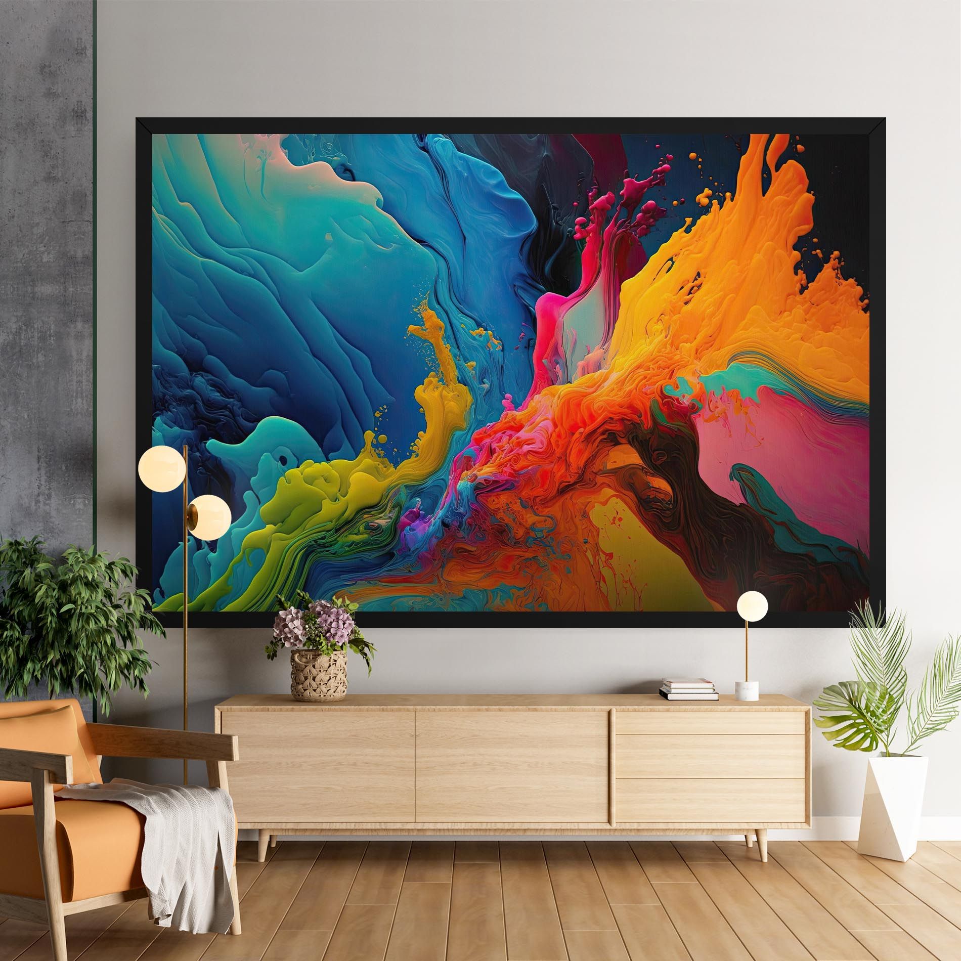 Color Floating mockup 9