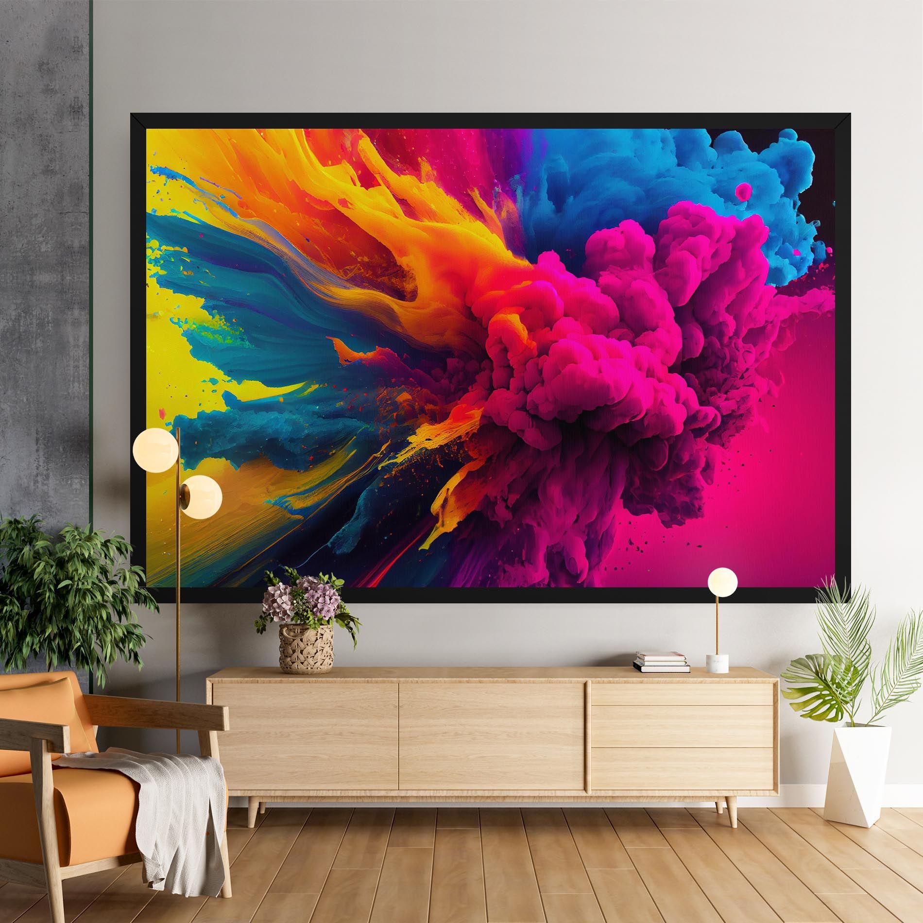 Colorful Paint Explosion mockup 9