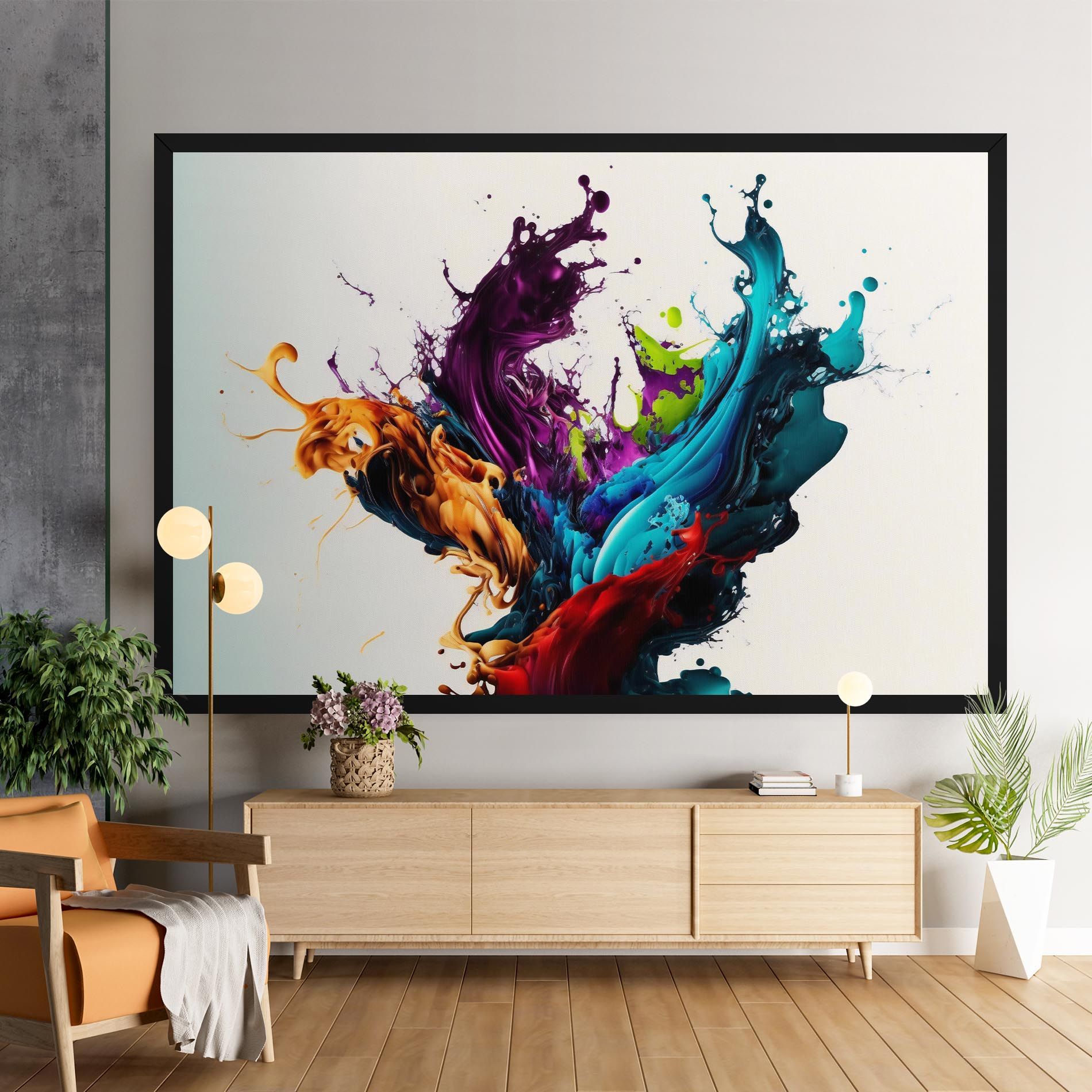 Dark Purple Splash mockup 9