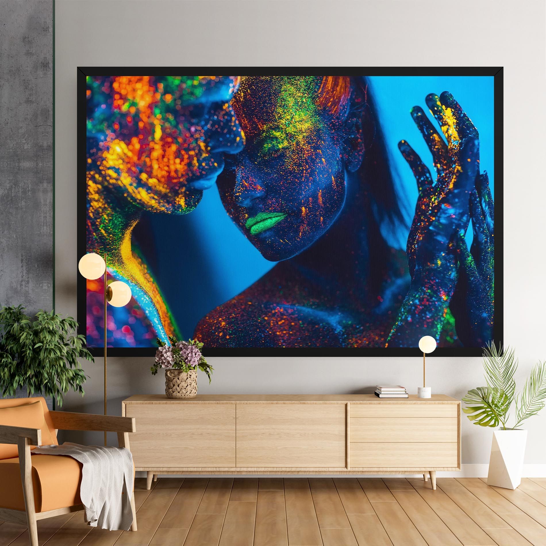 Fluorescent Couple mockup 9