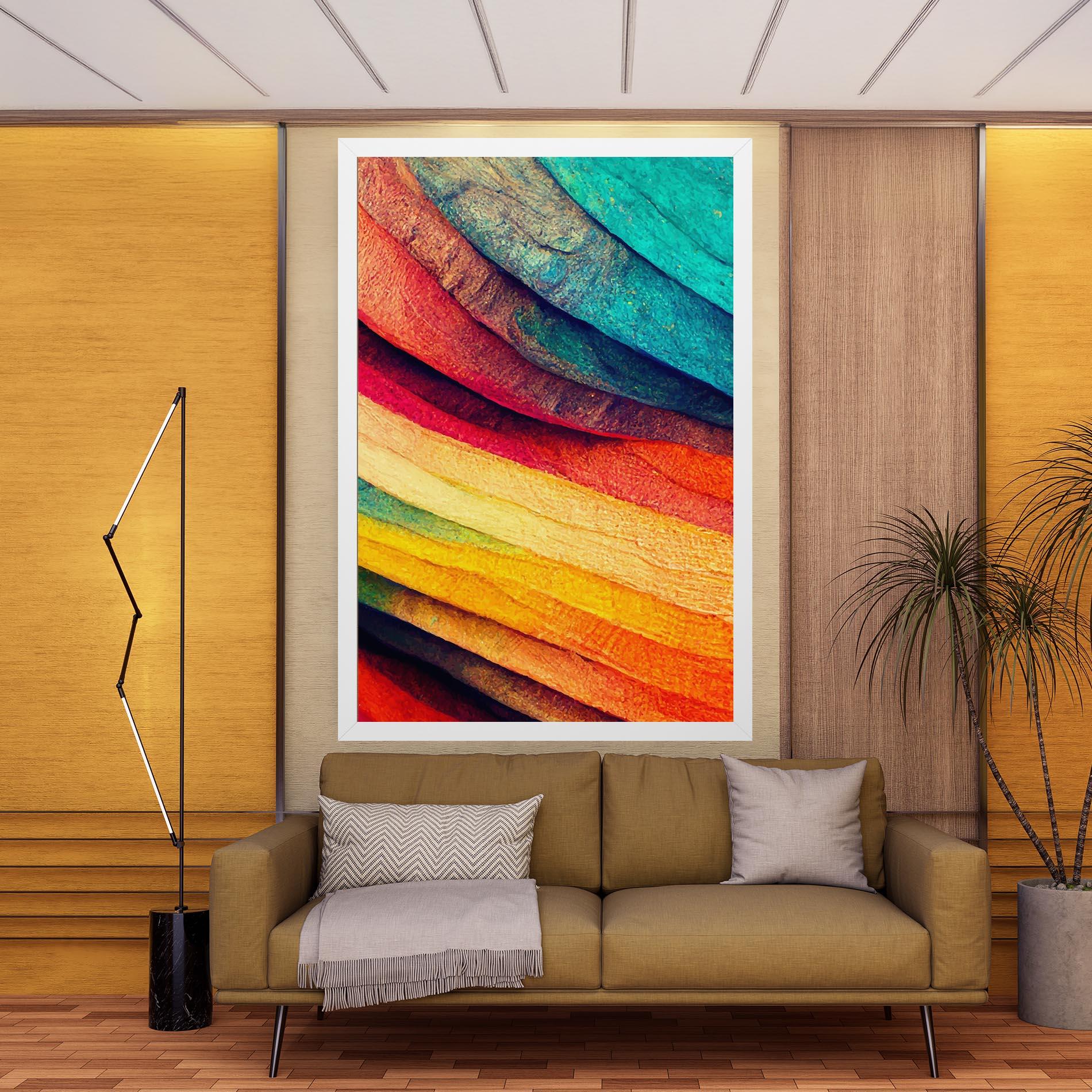 Leinwandbild Autumn Abstract Color mockup 9