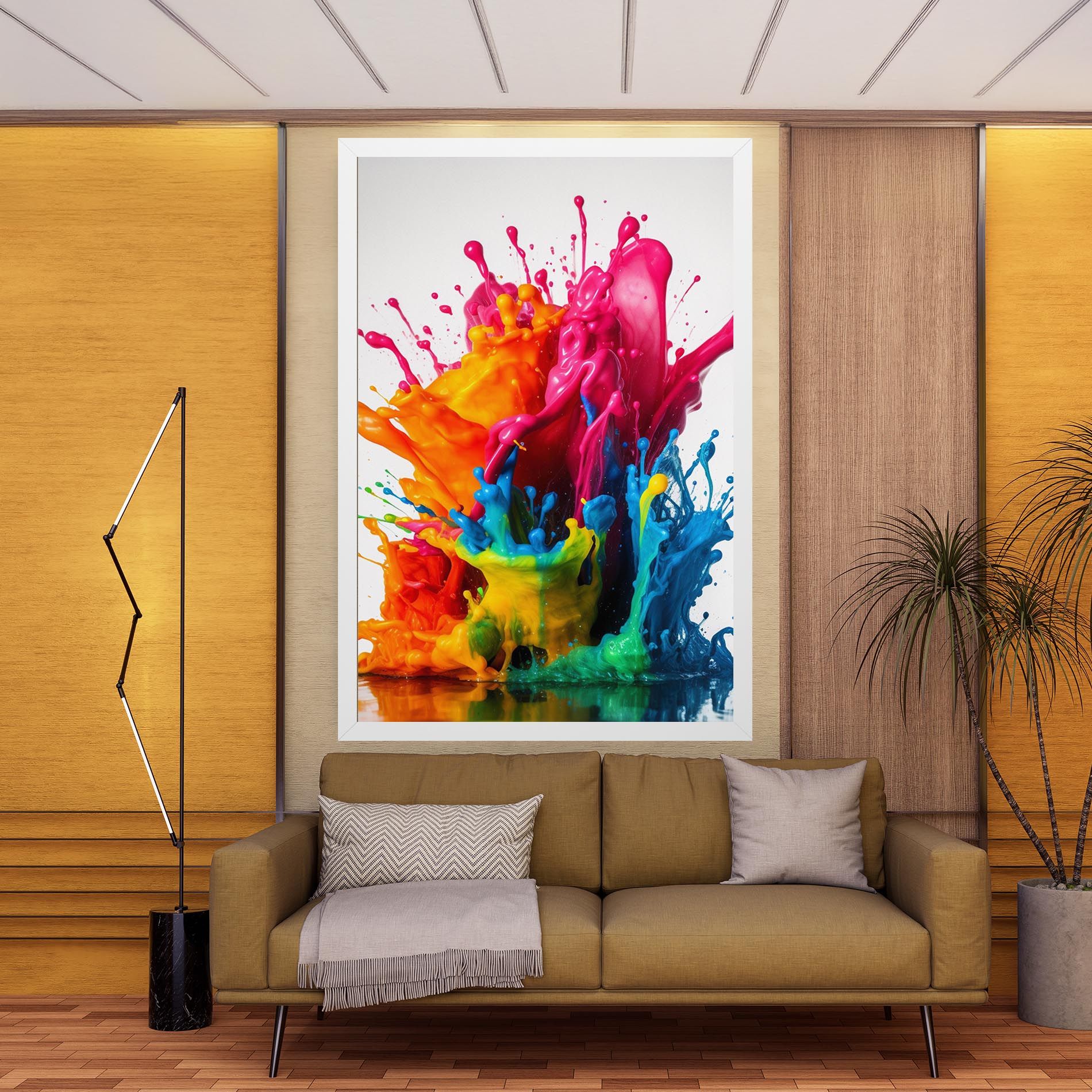 Colorful Explosion Paint mockup 9